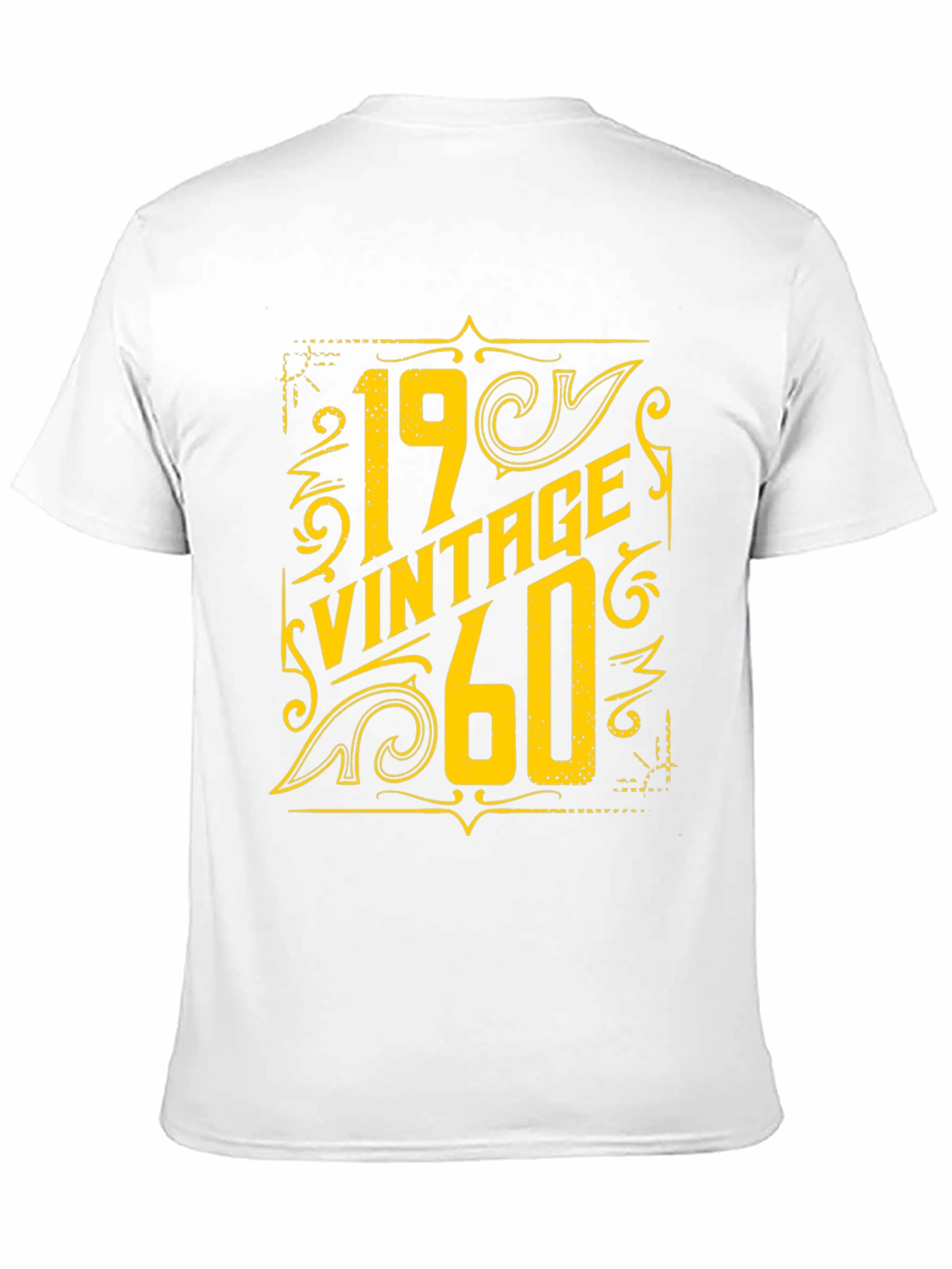 Black Vintage 1960 T-Shirt - Retro Birthday Gift Tee view 11
