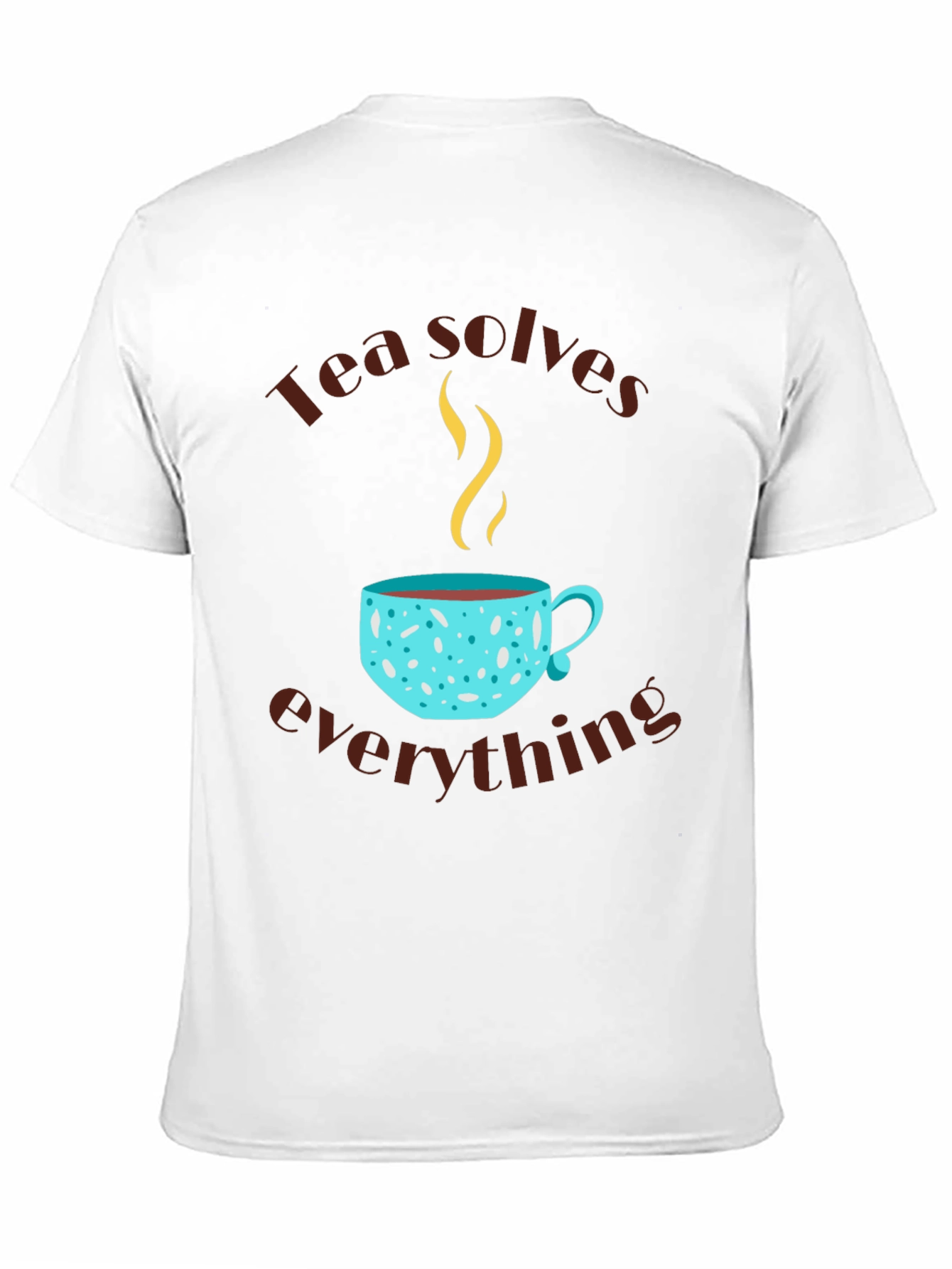 Black Tea Solves Everything Graphic T-Shirt view 11
