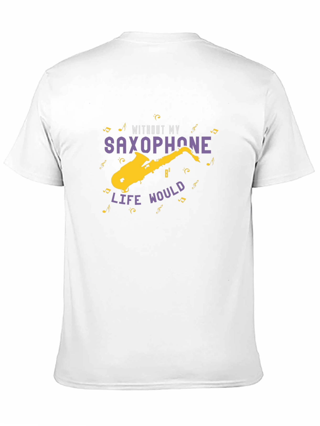 Black Saxophone Lover's T-Shirt view 11