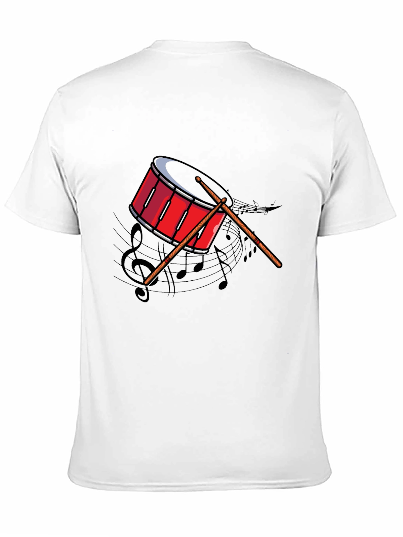 Drum Graphic Tee - Music Lover's T-Shirt - 11