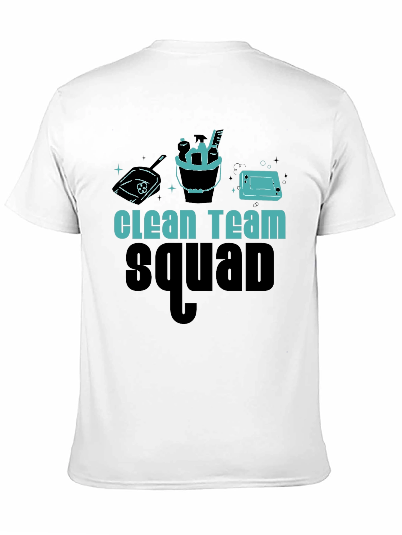 Clean Team Squad Black T-Shirt - 11