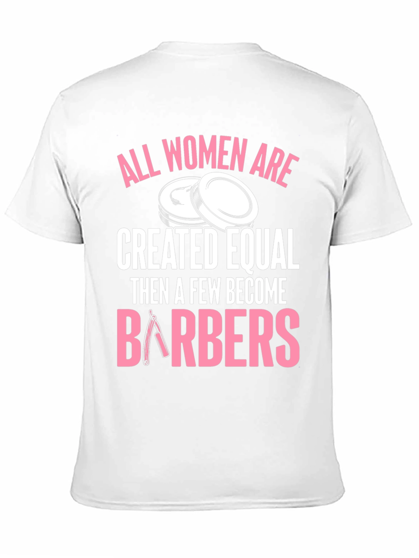 Black Barber Women's T-Shirt - Created Equal Design view 11