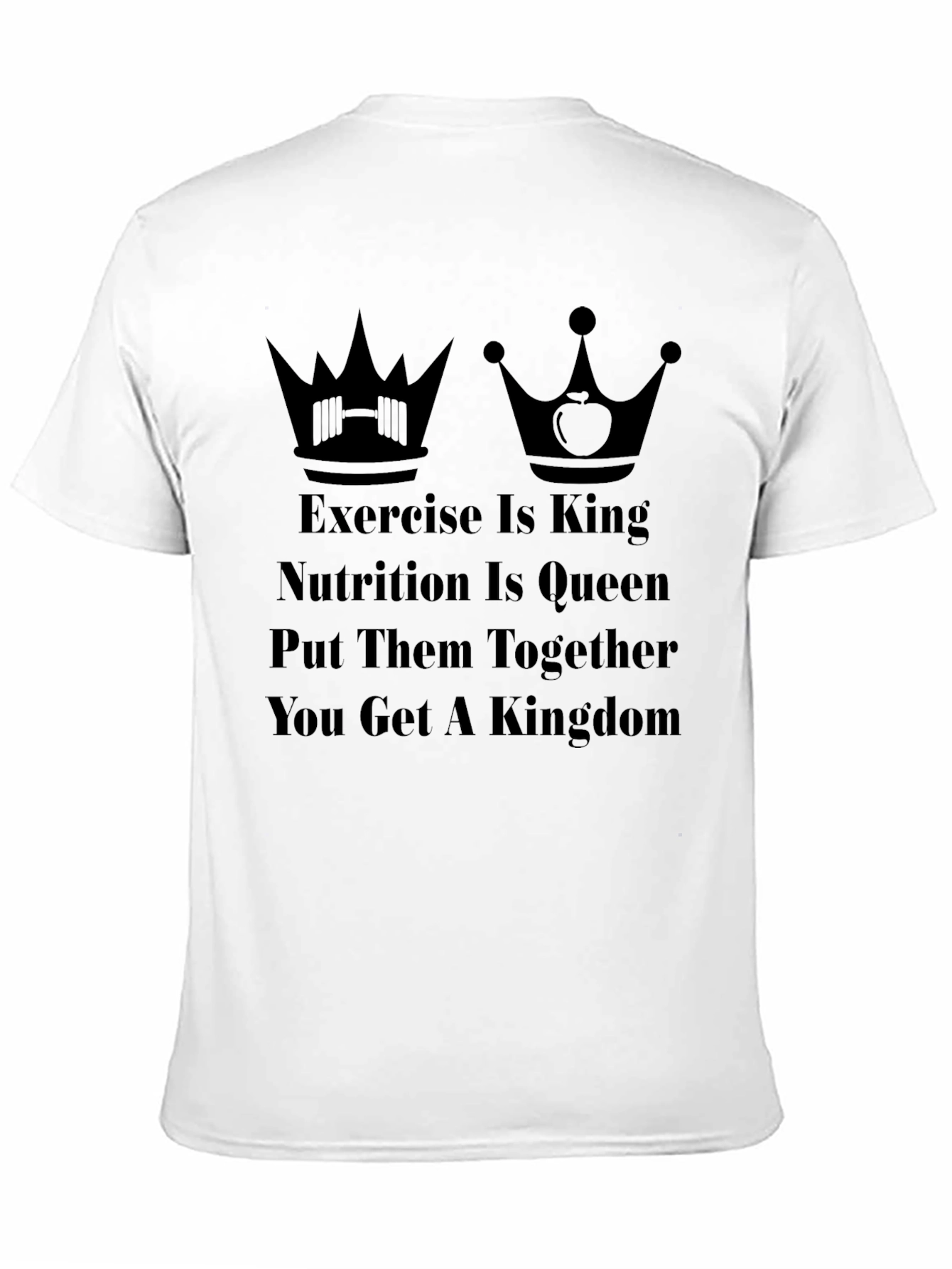 Black Exercise & Nutrition Kingdom T-Shirt view 11