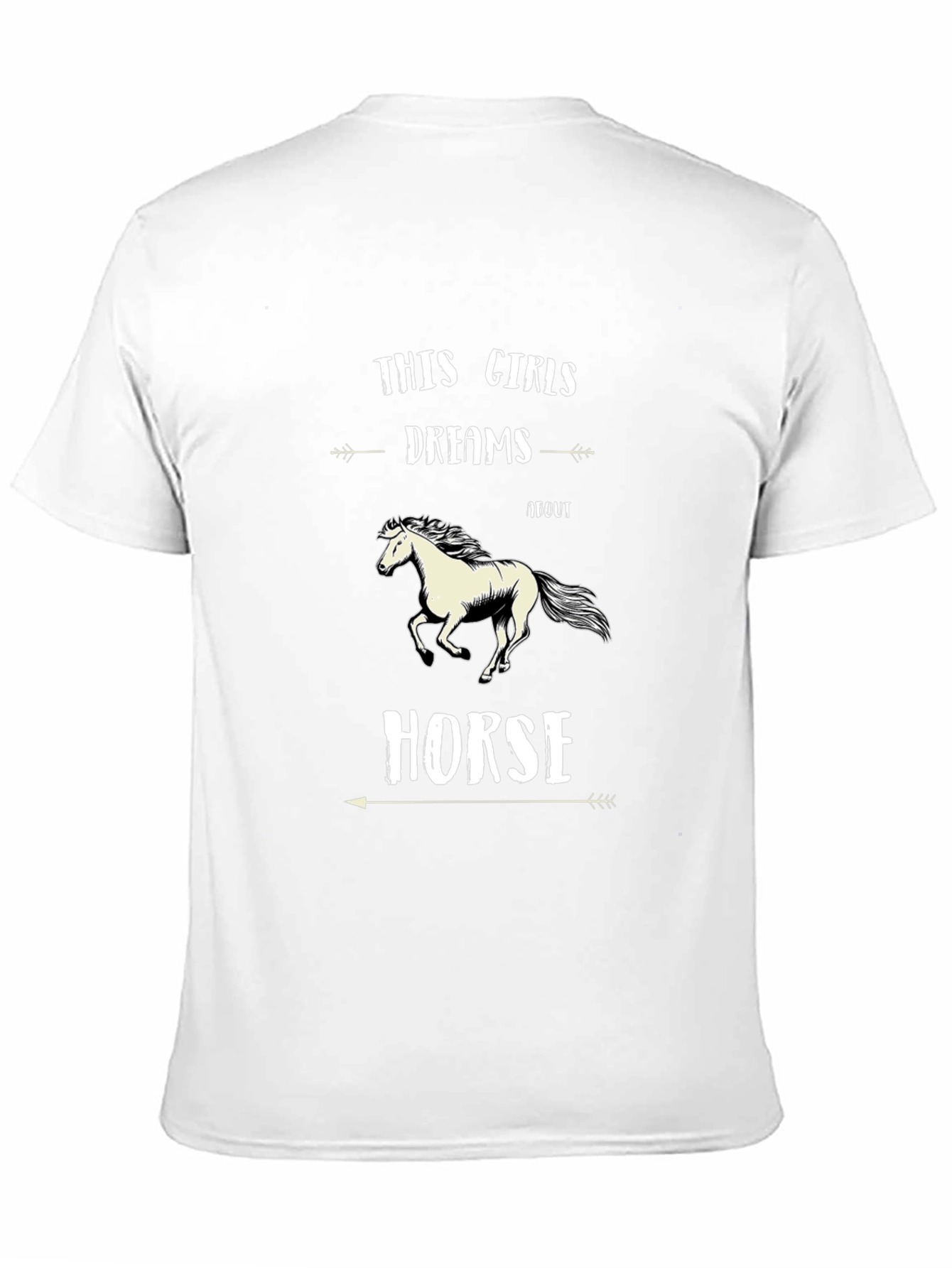 Black This Girl Dreams About Horse Black T-Shirt view 11