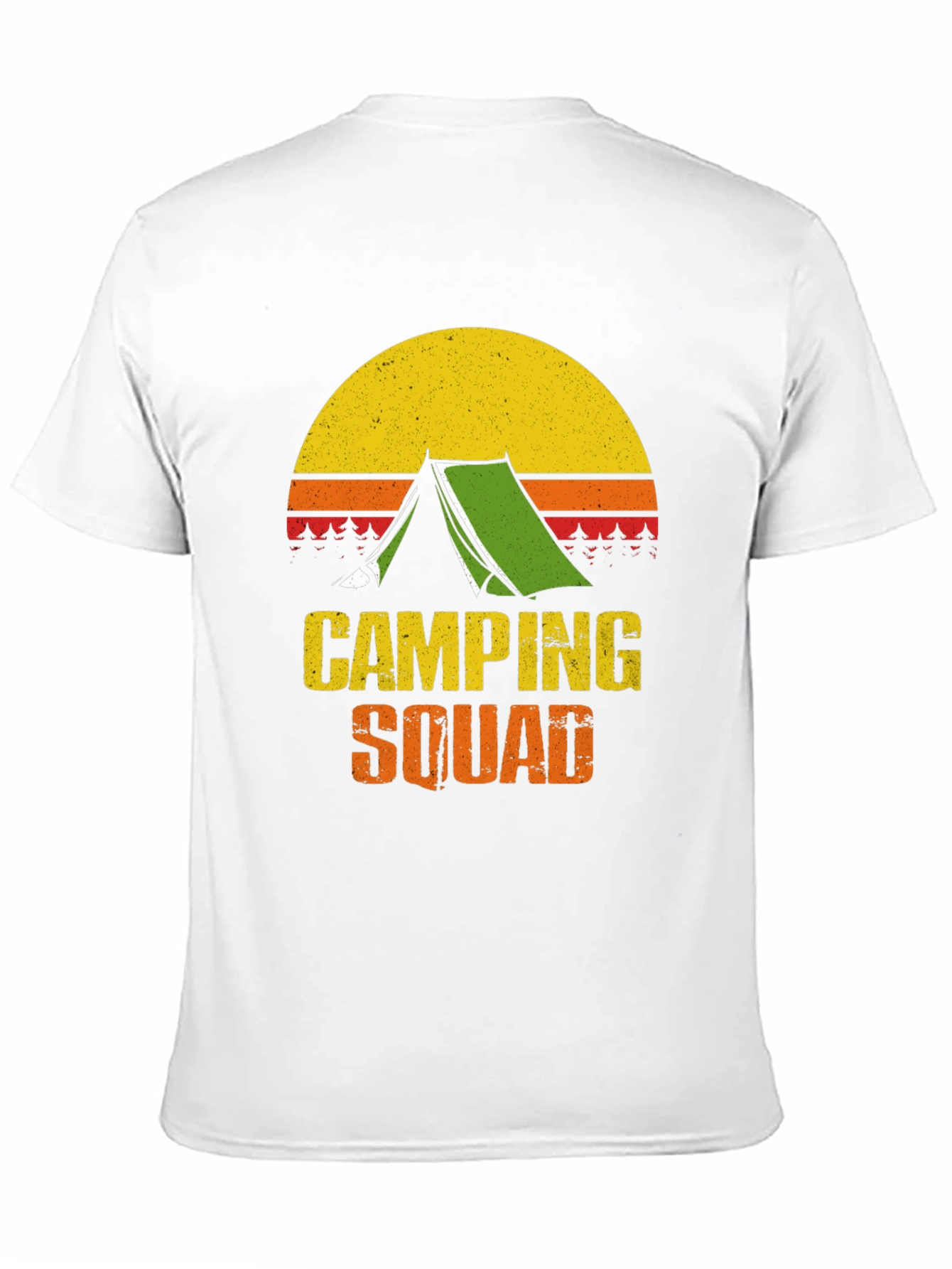 Black Camping Squad T-Shirt - Outdoor Adventure Tee view 11