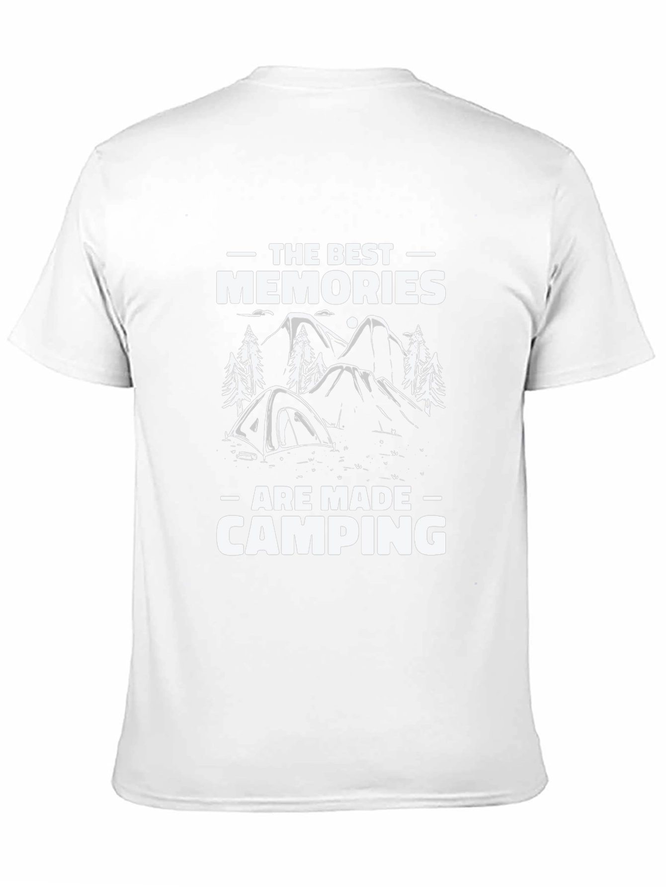 Black Camping Memories Black T-Shirt - Nature Adventure Tee view 11