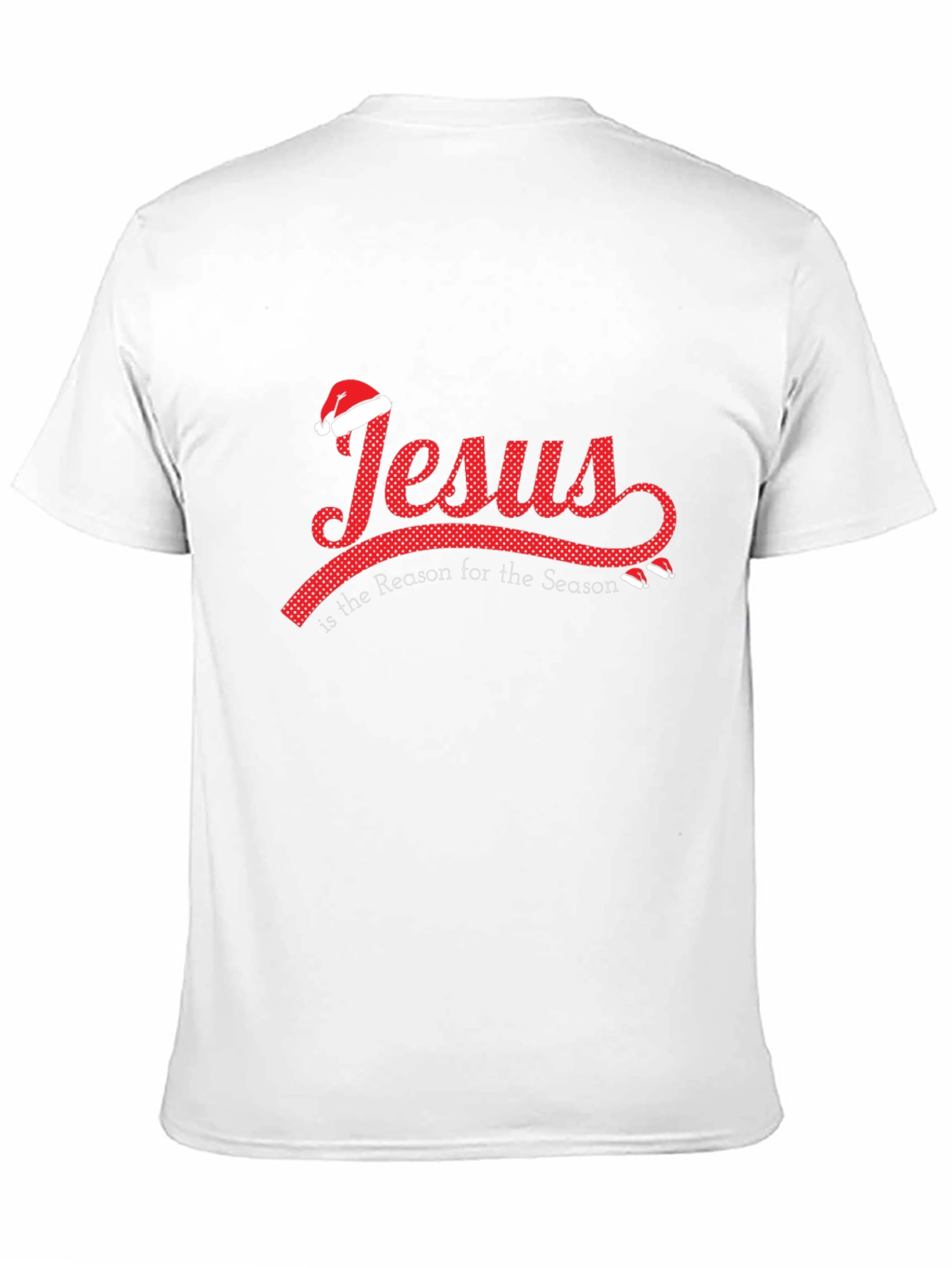Black Jesus is the Reason T-Shirt - Holiday Graphic Tee view 11
