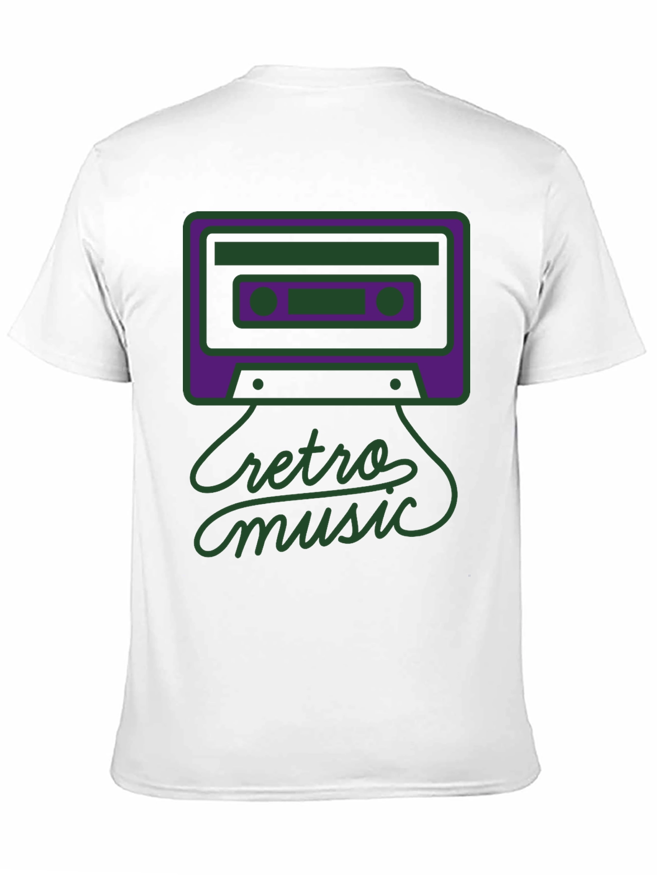 Black Retro Music Graphic Tee - Black view 11