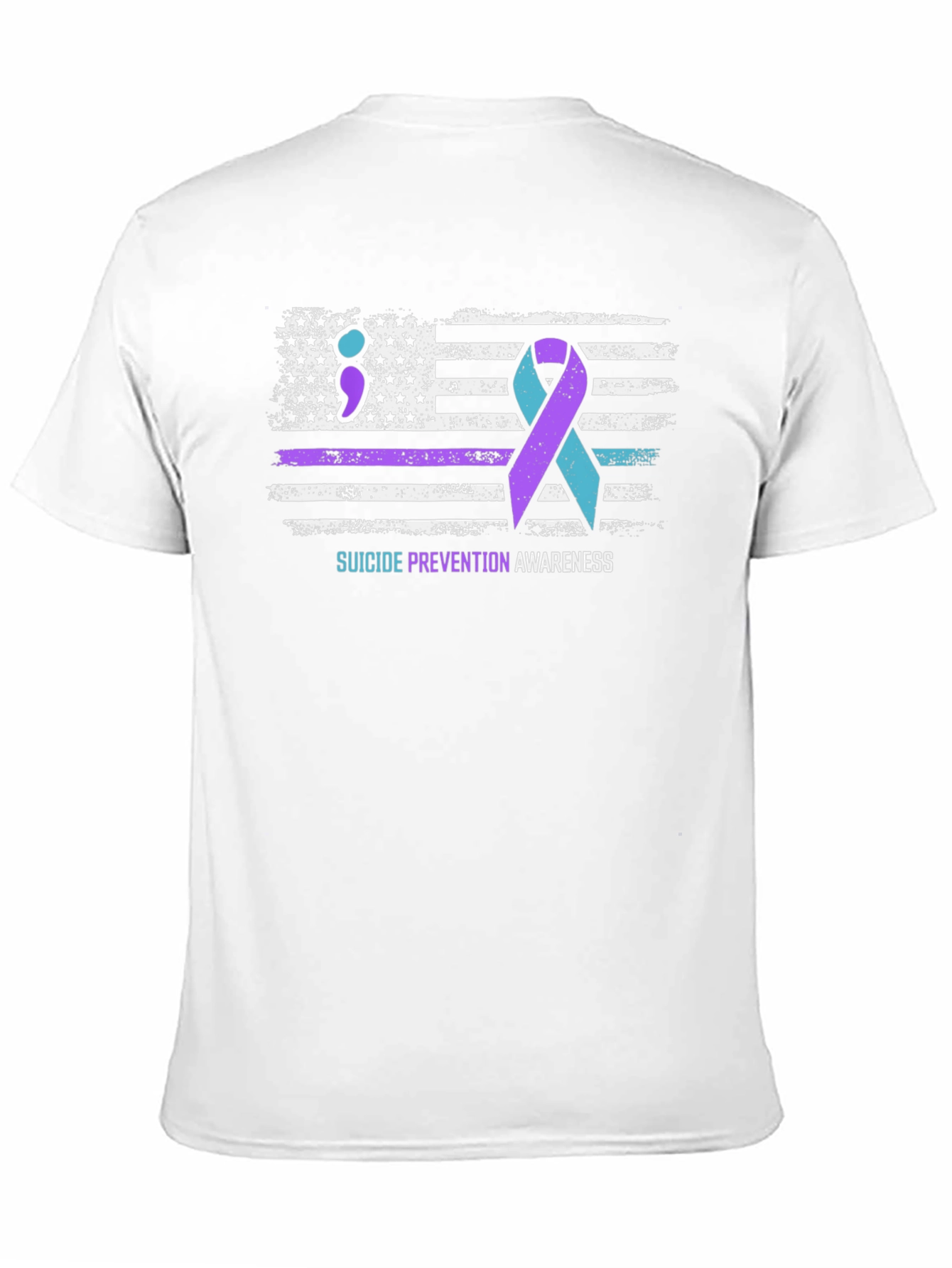 Black Suicide Prevention Awareness T-Shirt view 11
