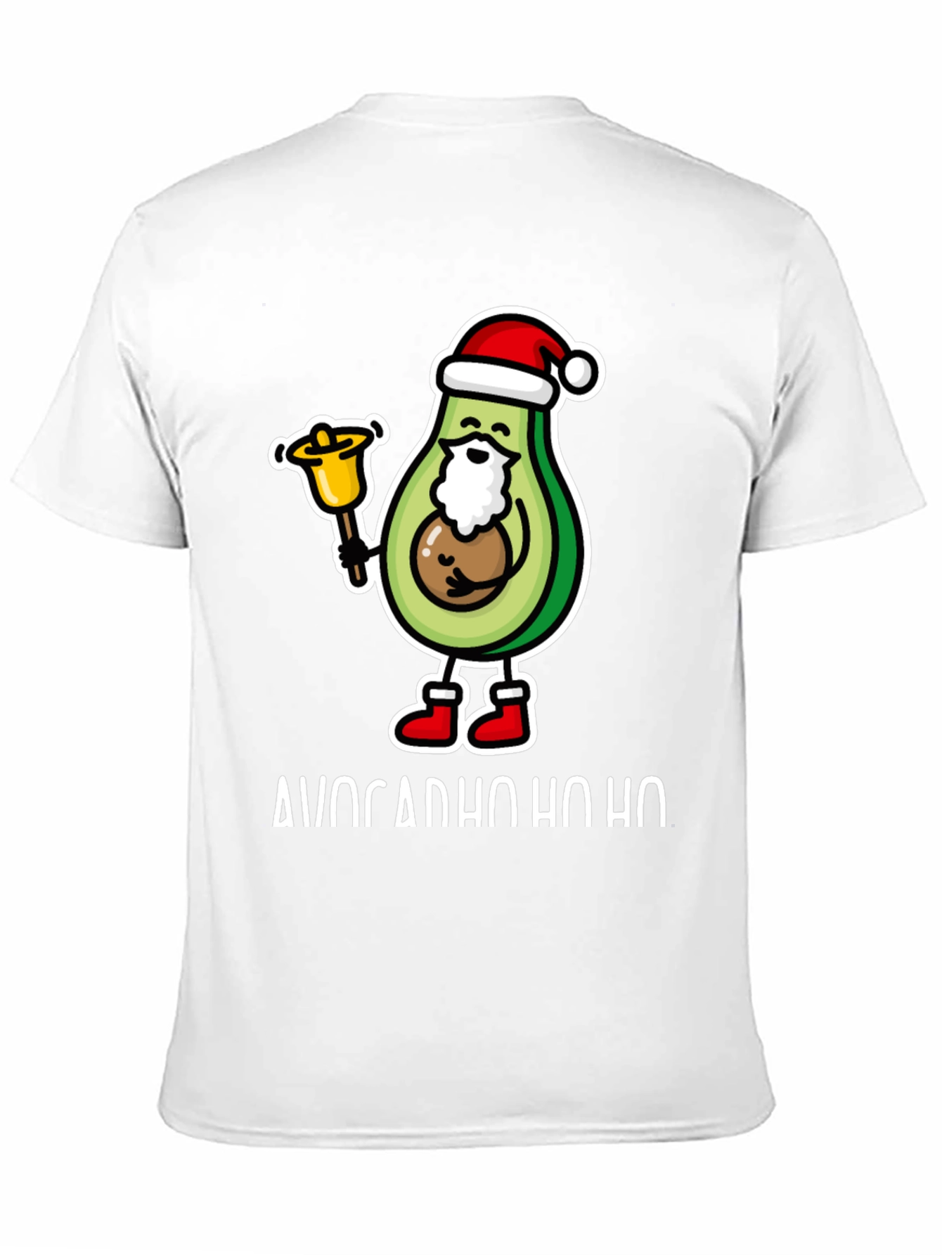 Avocado Ho Ho Ho Christmas T-Shirt - 11