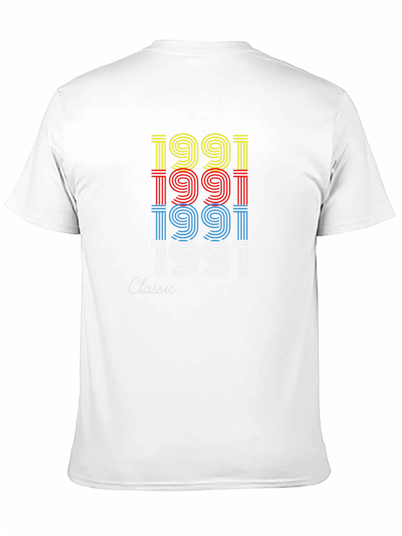 Black Retro 1991 Classic Graphic Tee view 11