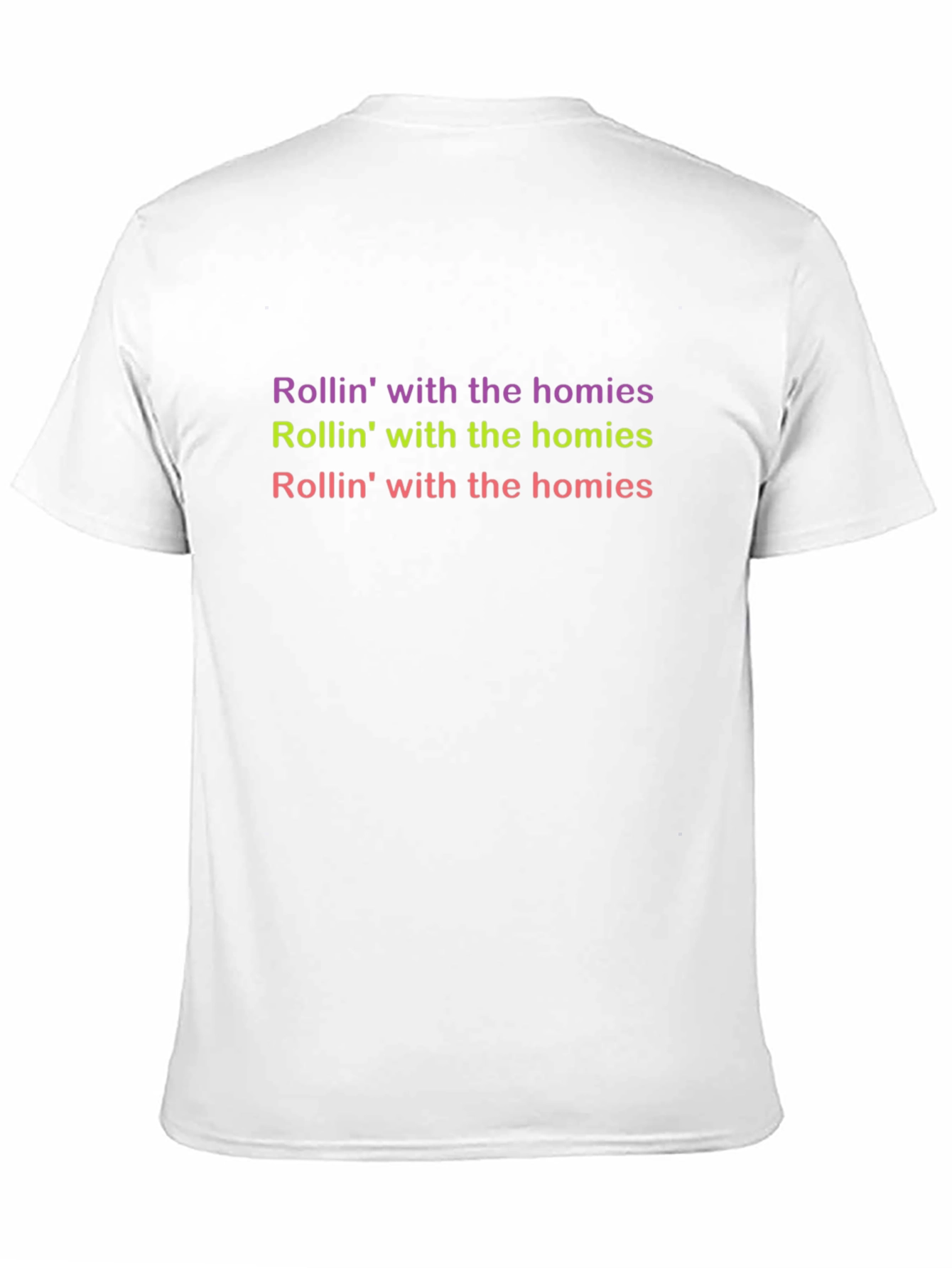 Black Rollin' with the Homies Graphic Tee - Black view 11
