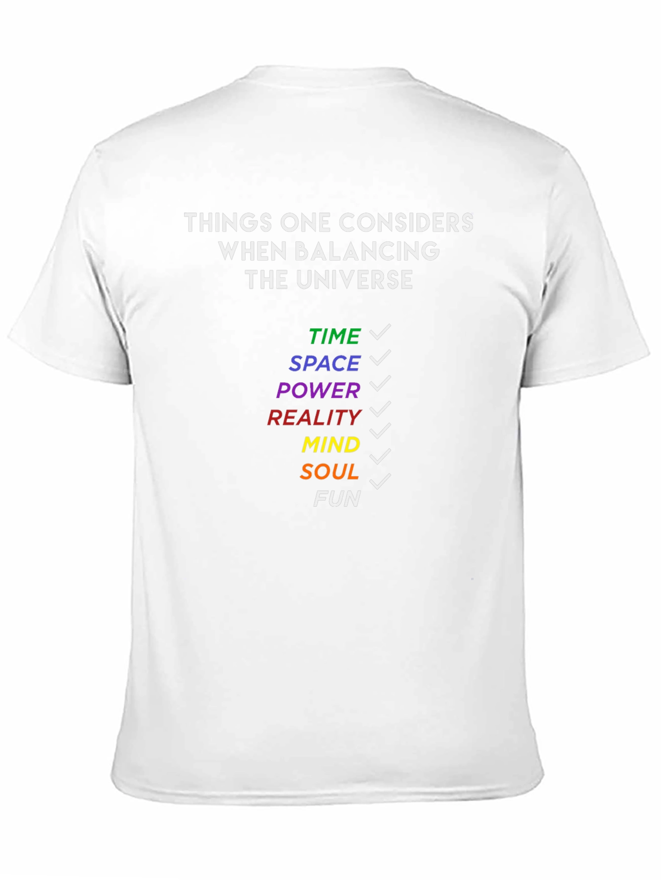 Black Balancing the Universe T-Shirt view 11