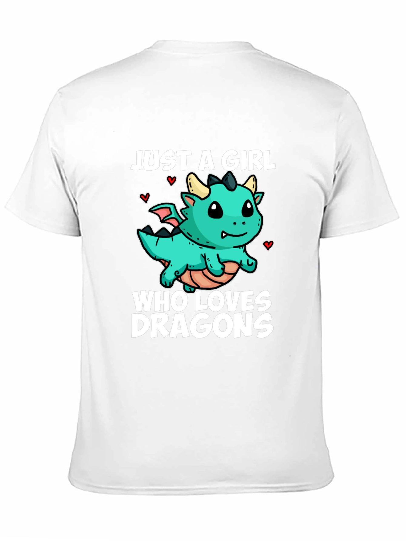 Black Girl Dragon Lover Black T-Shirt view 11