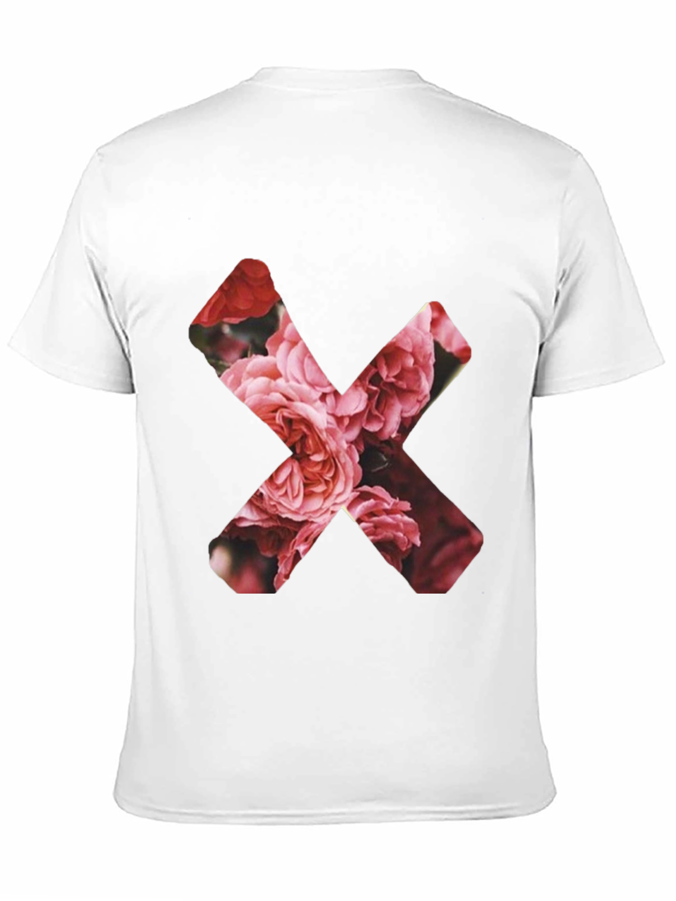 Black Floral X Graphic Black T-Shirt view 11