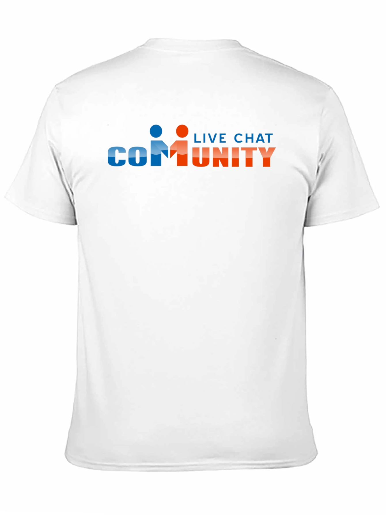 Community Live Chat Graphic Black T-Shirt - 11