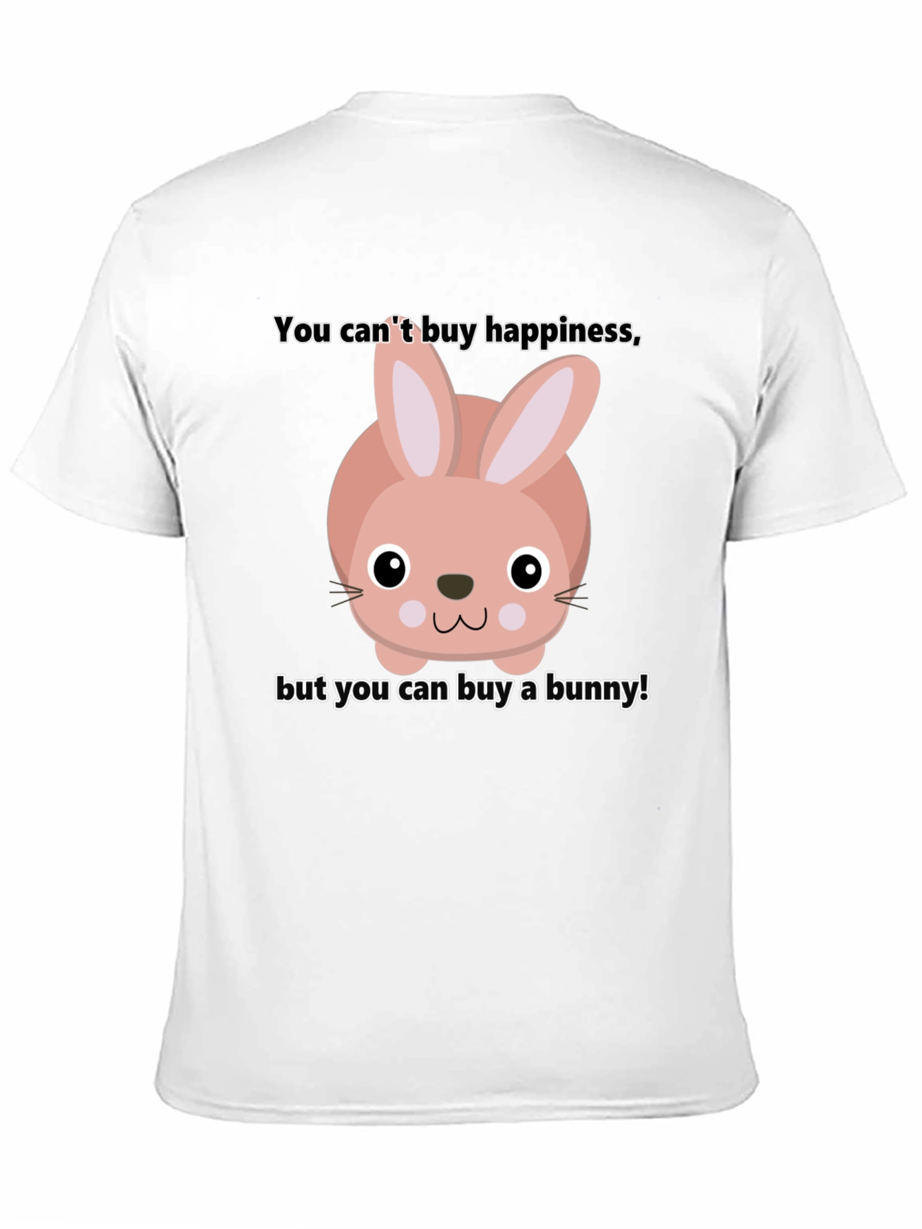 Black Funny Bunny T-Shirt - Buy Happiness view 11