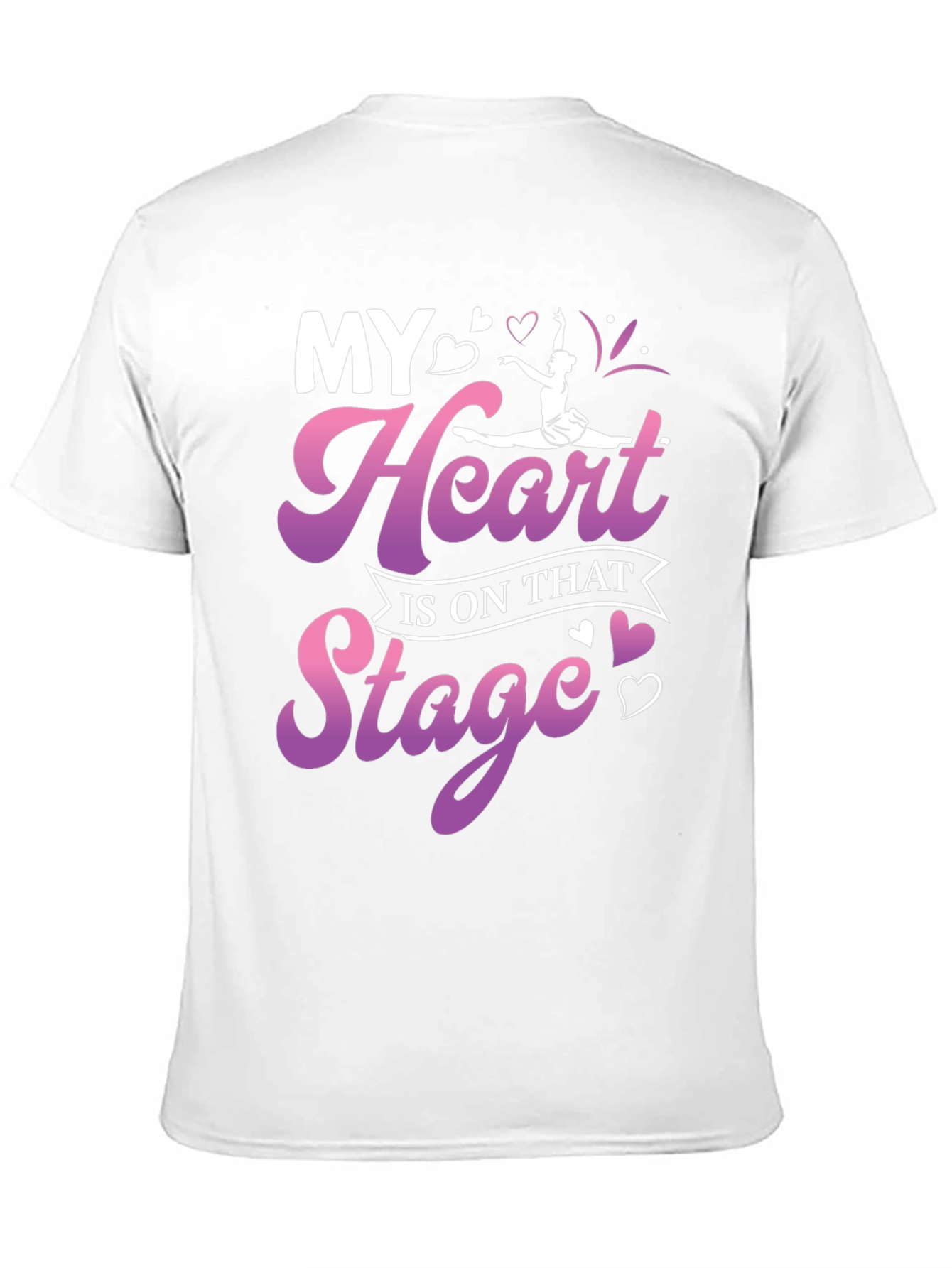 Black My Heart Is On That Stage T-Shirt view 11