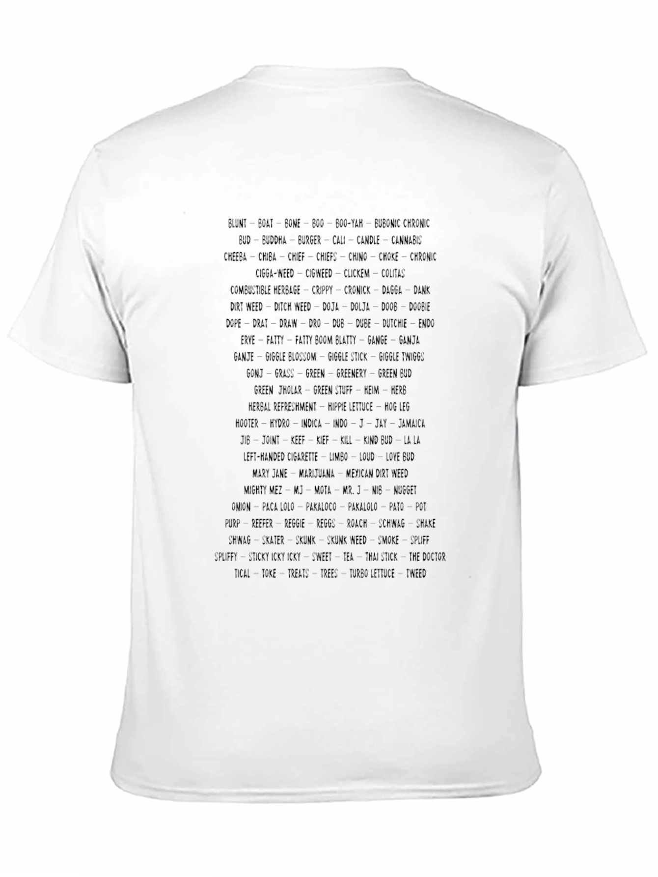 Black Text Graphic Black T-Shirt view 11