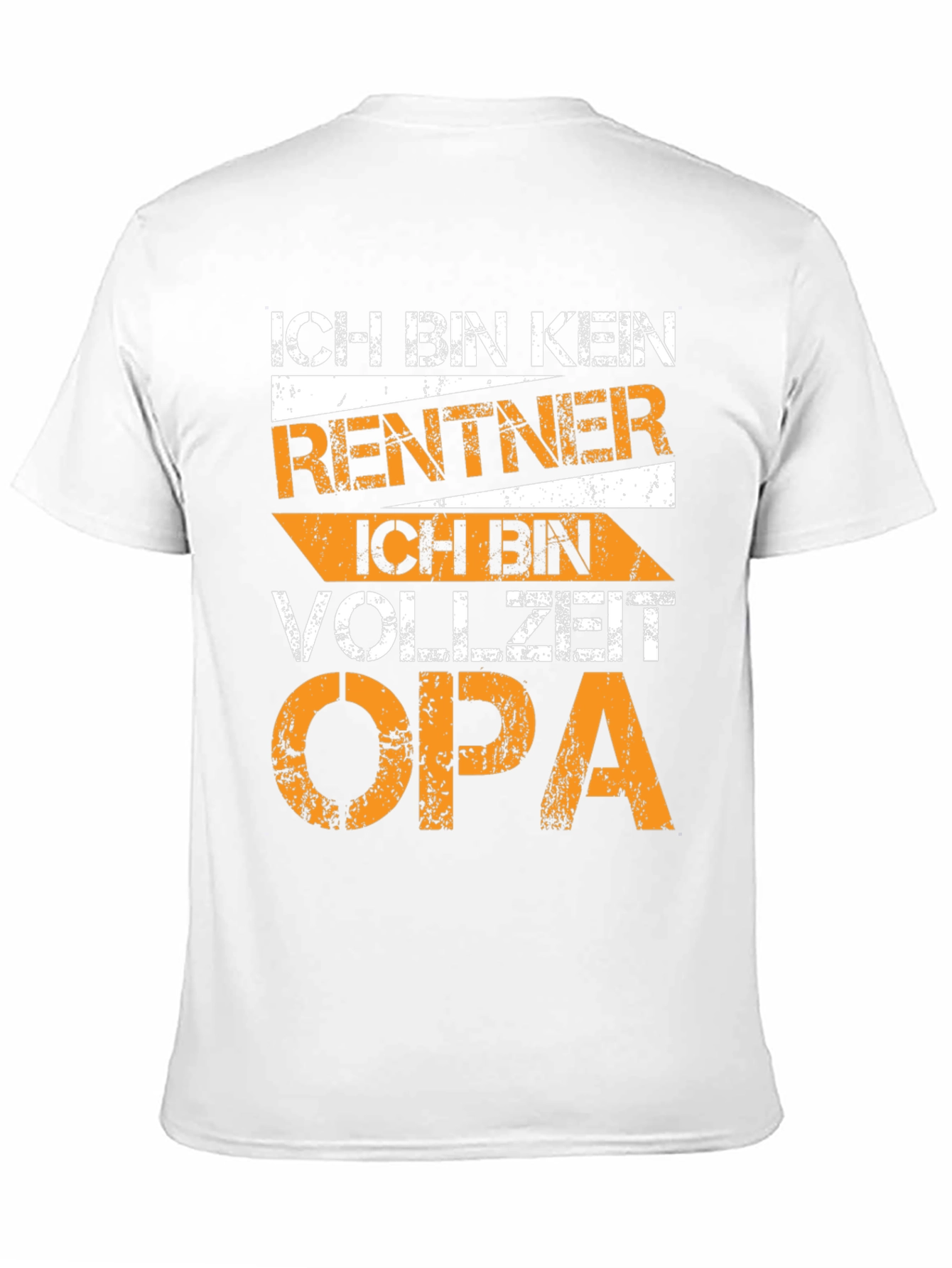 Black Funny German Grandpa T-Shirt - Full-Time Opa view 11