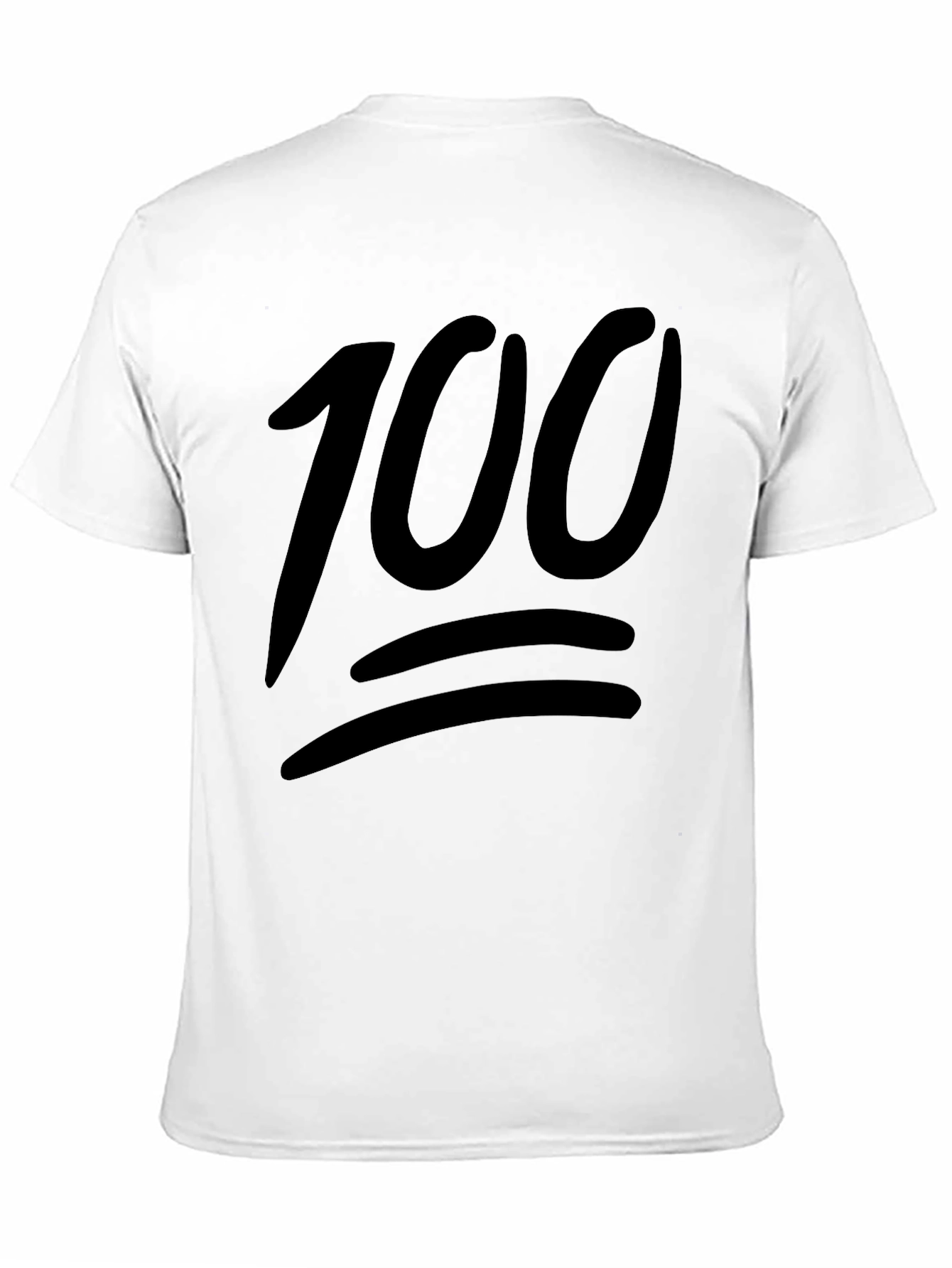 Black 100 Emoji Black T-Shirt - Express Yourself view 11