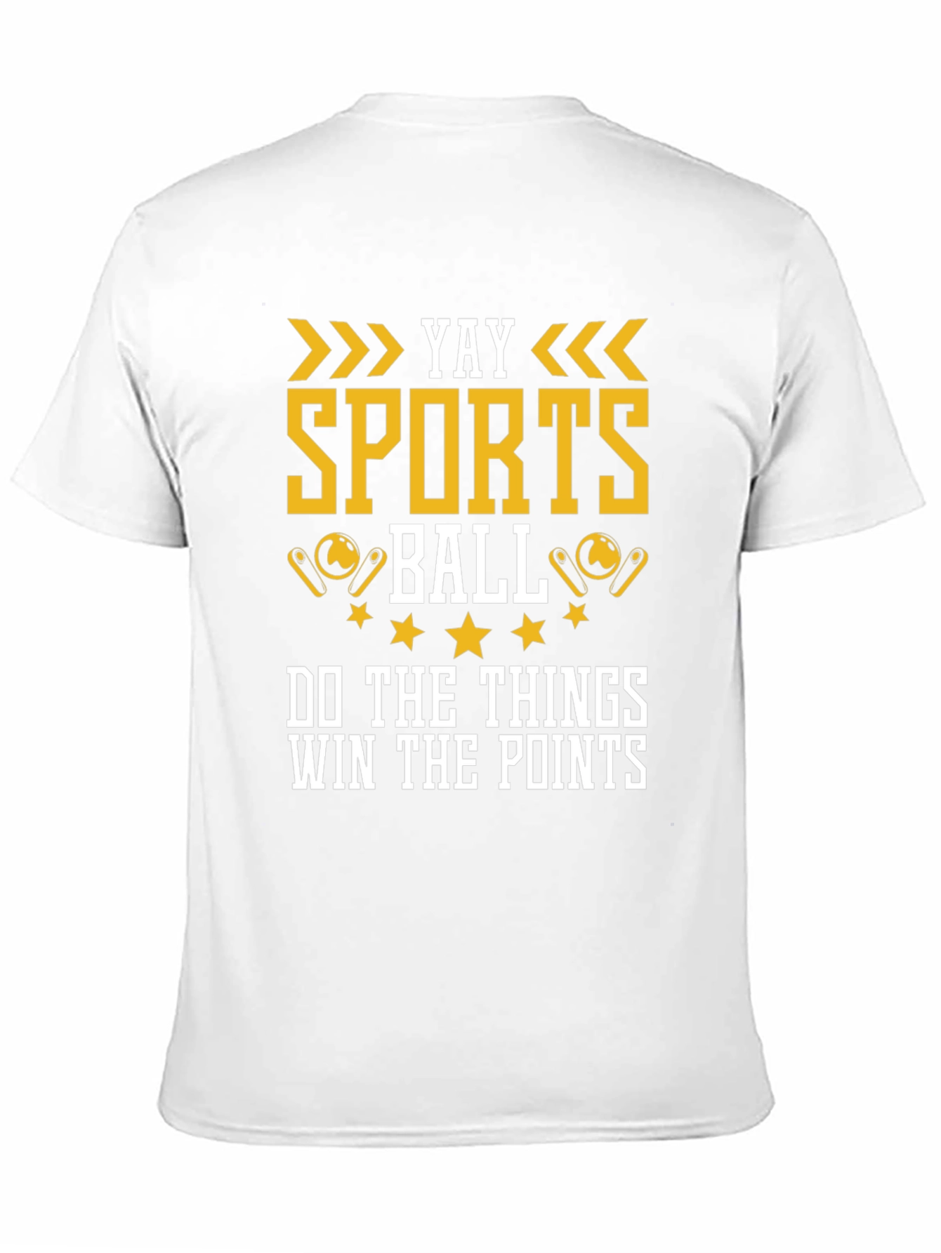 Black Yay Sports Ball Graphic T-Shirt view 11