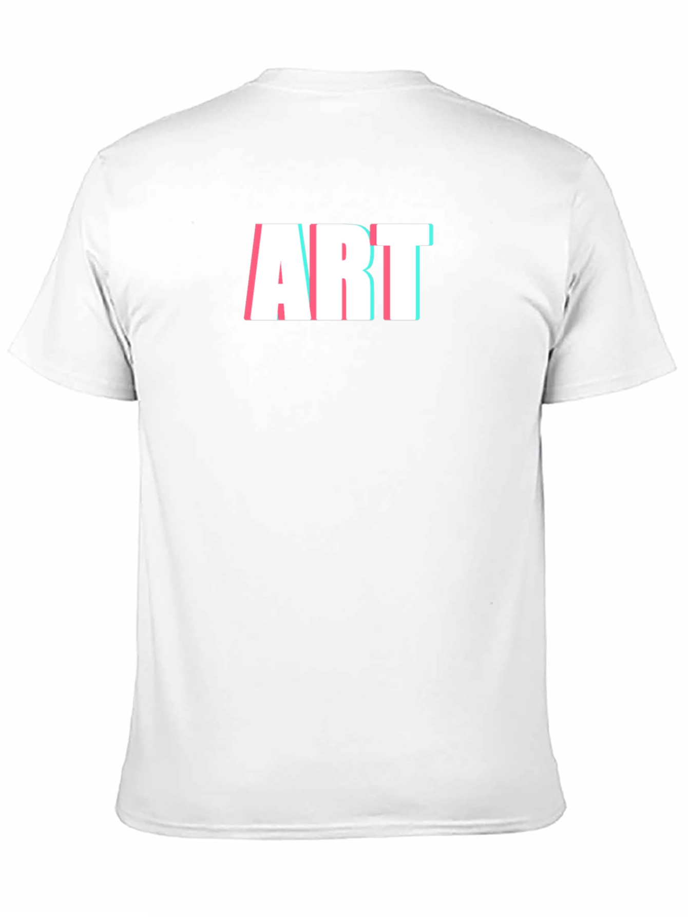 Black Art T-Shirt - Modern Glitch Style Tee view 11
