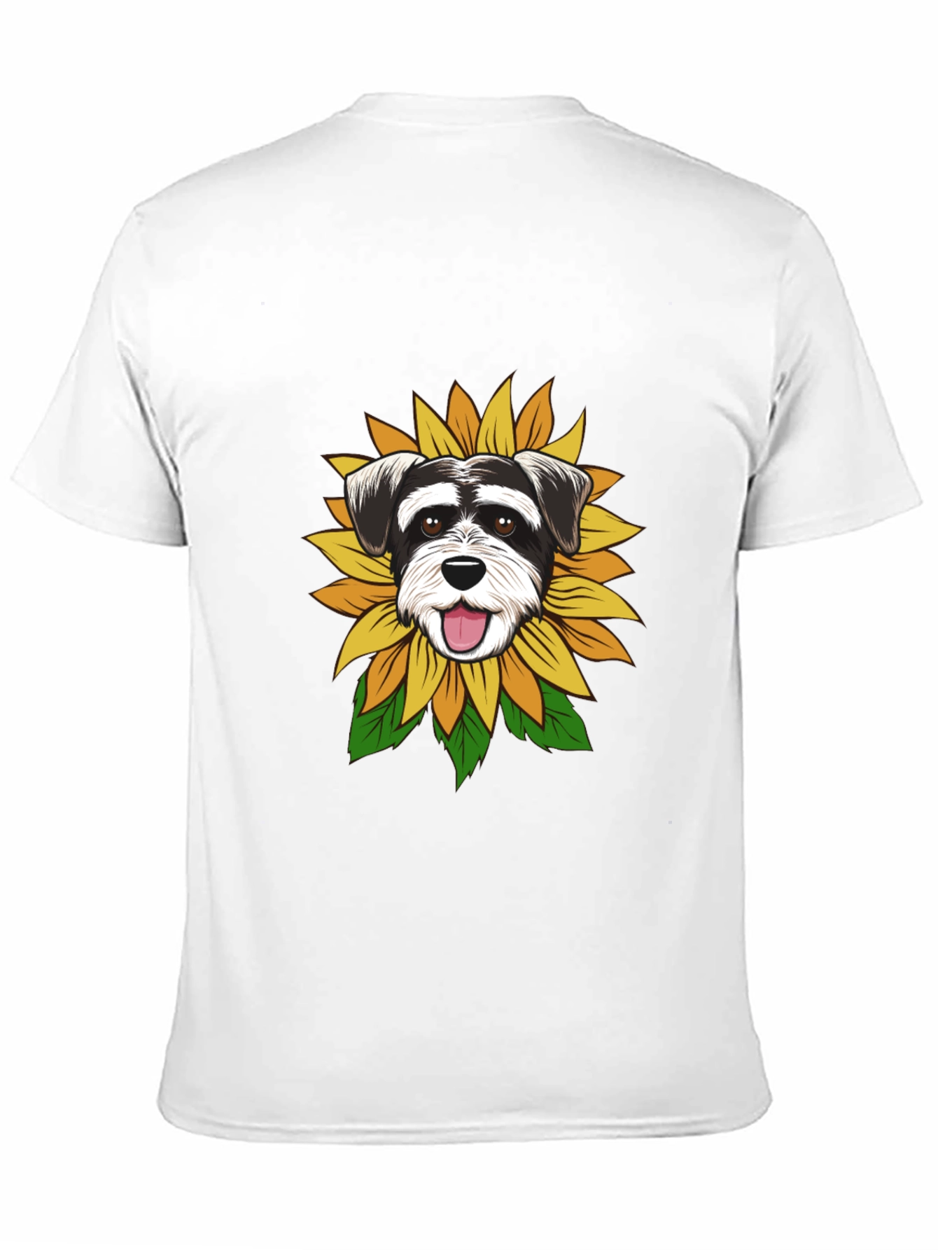 Black Dog Sunflower Graphic Tee - Black view 11
