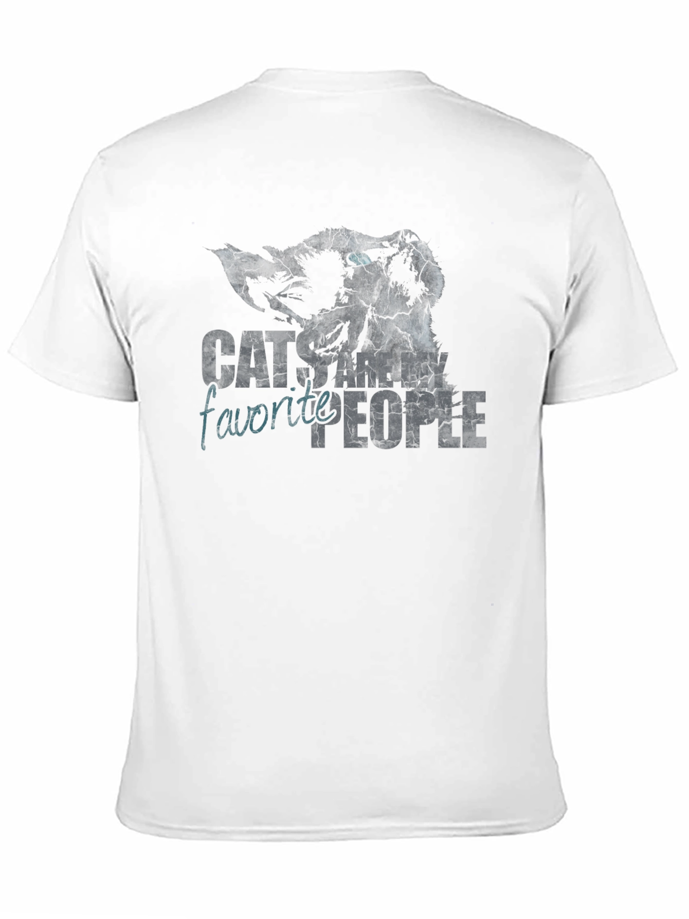 Black Cats Are My Favorite People Black Graphic Tee view 11