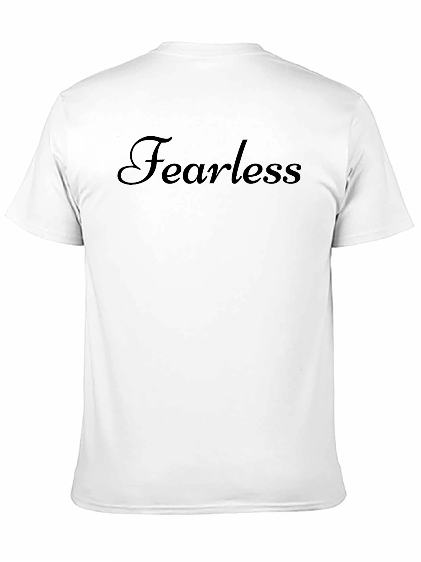Black Fearless Black Crew Neck T-Shirt view 11