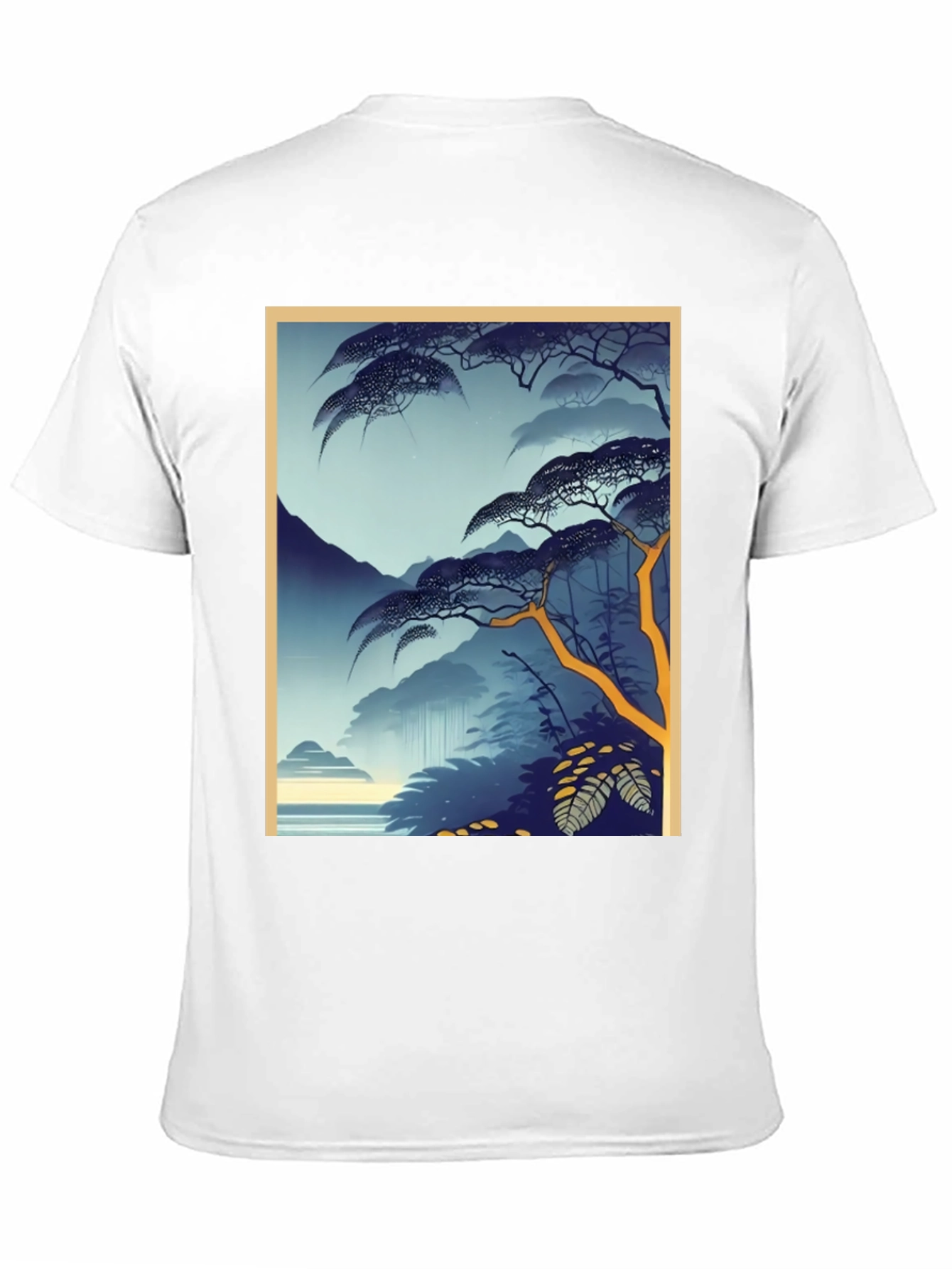 Black Nature Graphic Tee - Relaxed Fit view 11