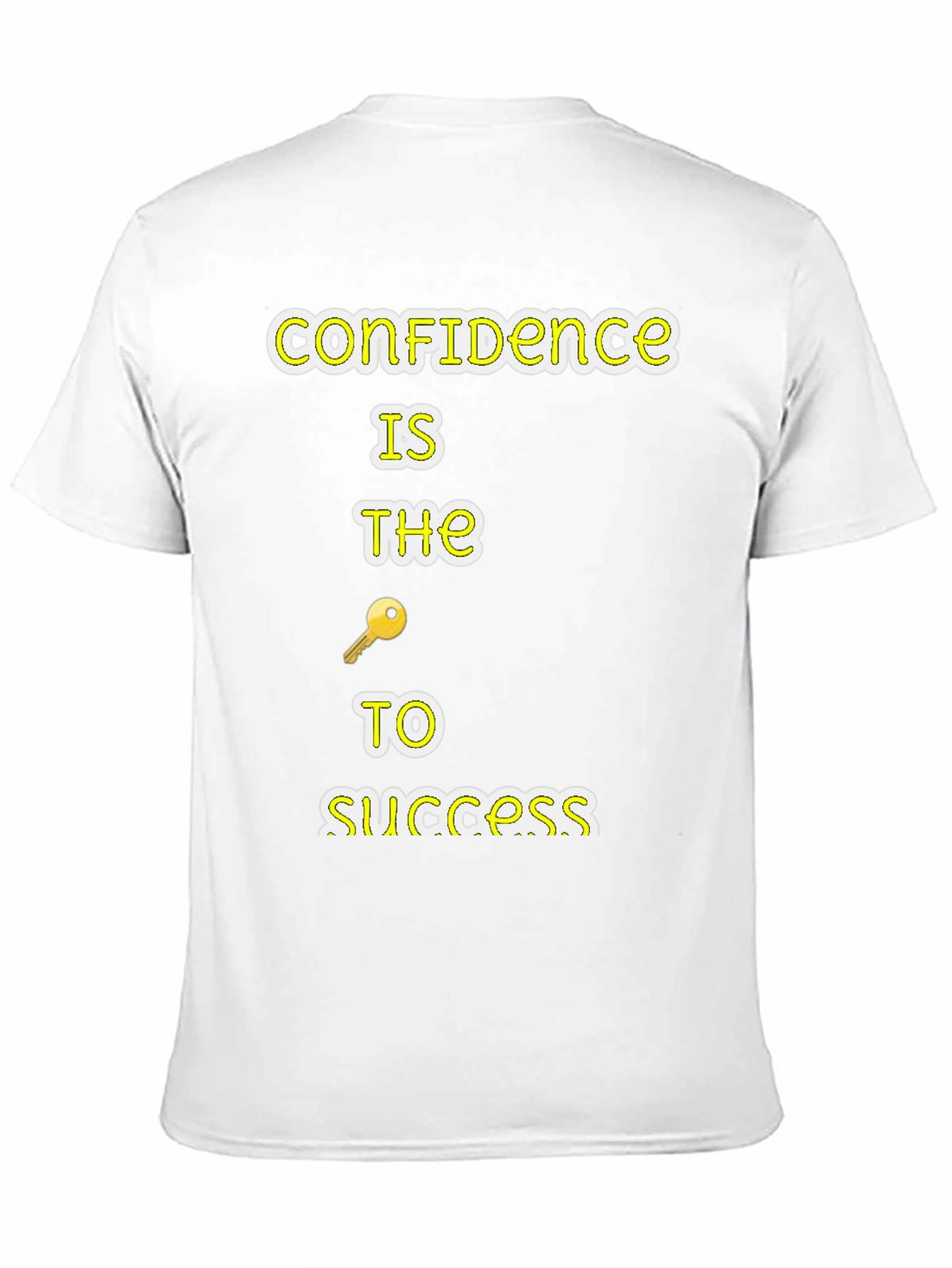 Black Confidence is Key T-Shirt view 11