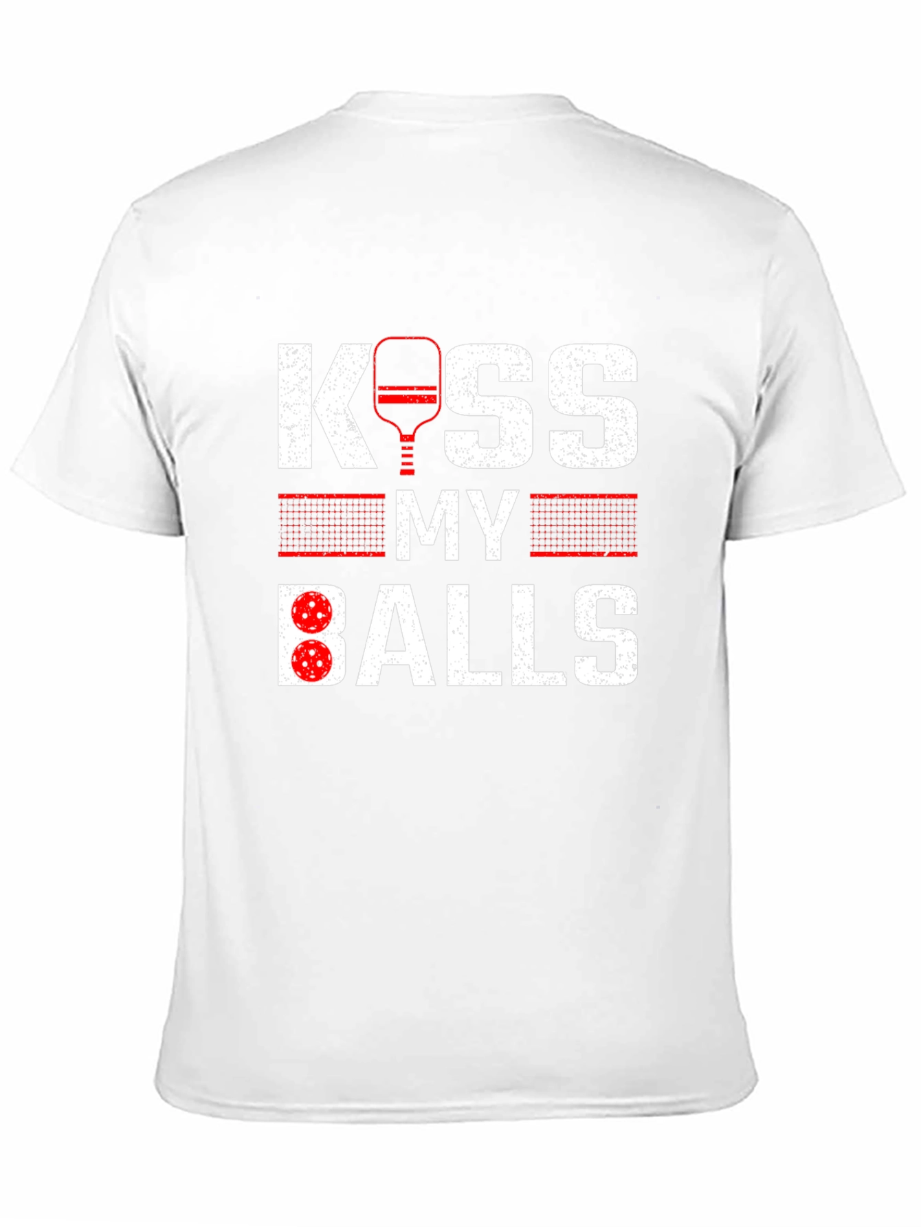 Black Kiss My Balls T-Shirt - Pickleball Humor view 11