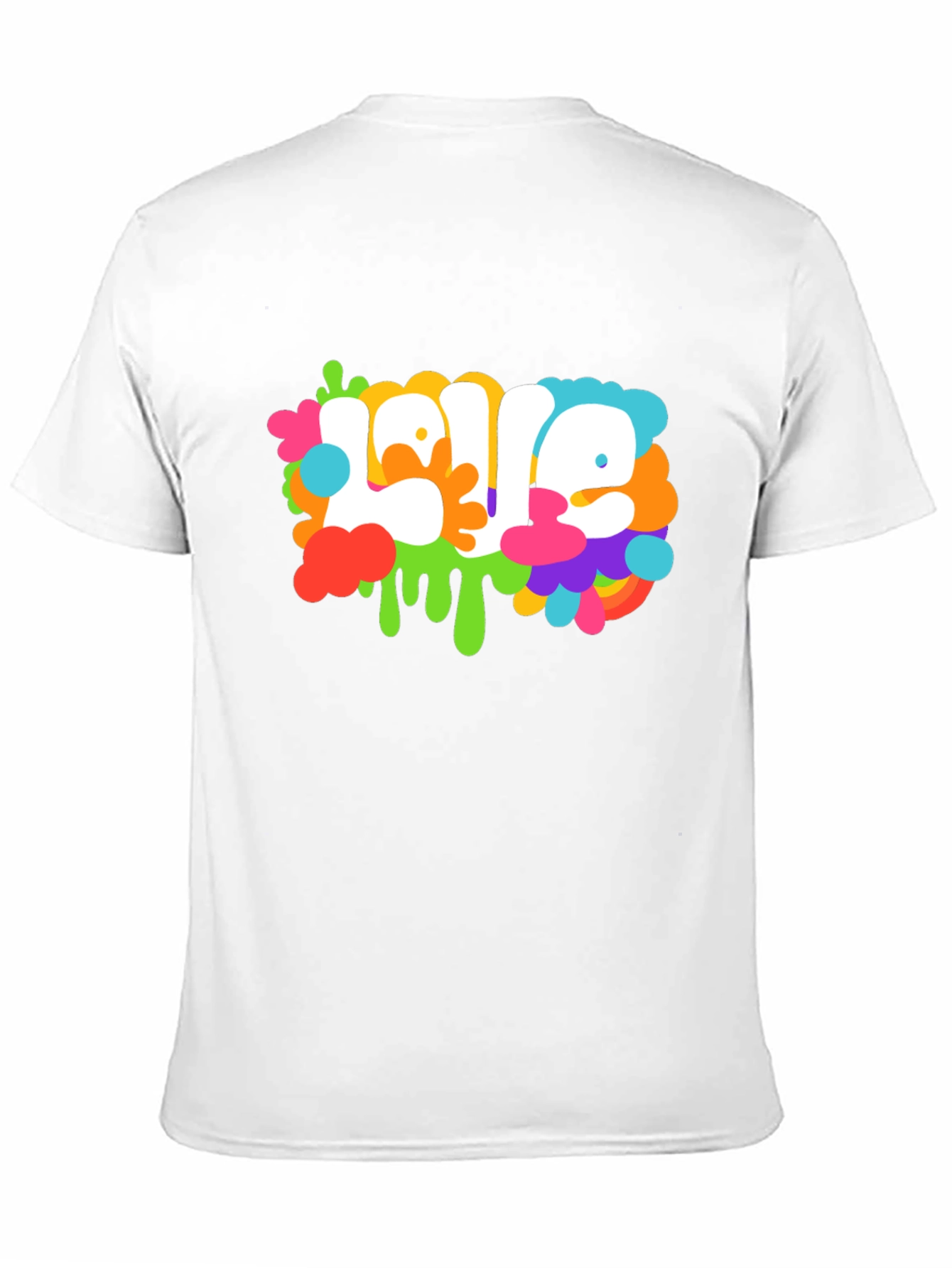 Black Colorful 'Love' Graphic Tee view 11