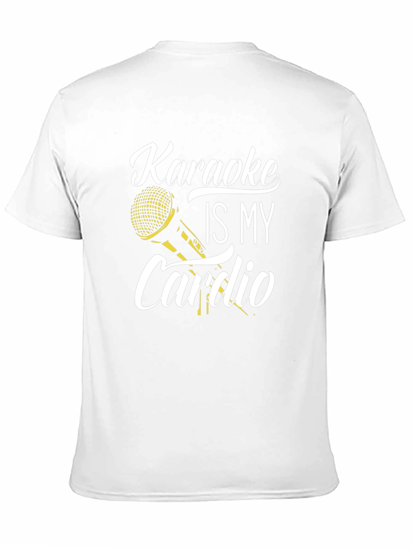 Black Karaoke Is My Cardio Graphic Tee view 11