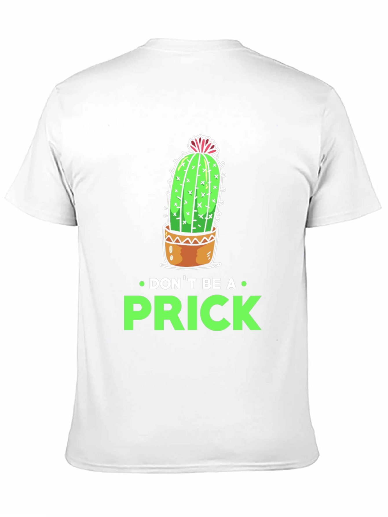 Black Don't Be a Prick Cactus Graphic T-Shirt view 11