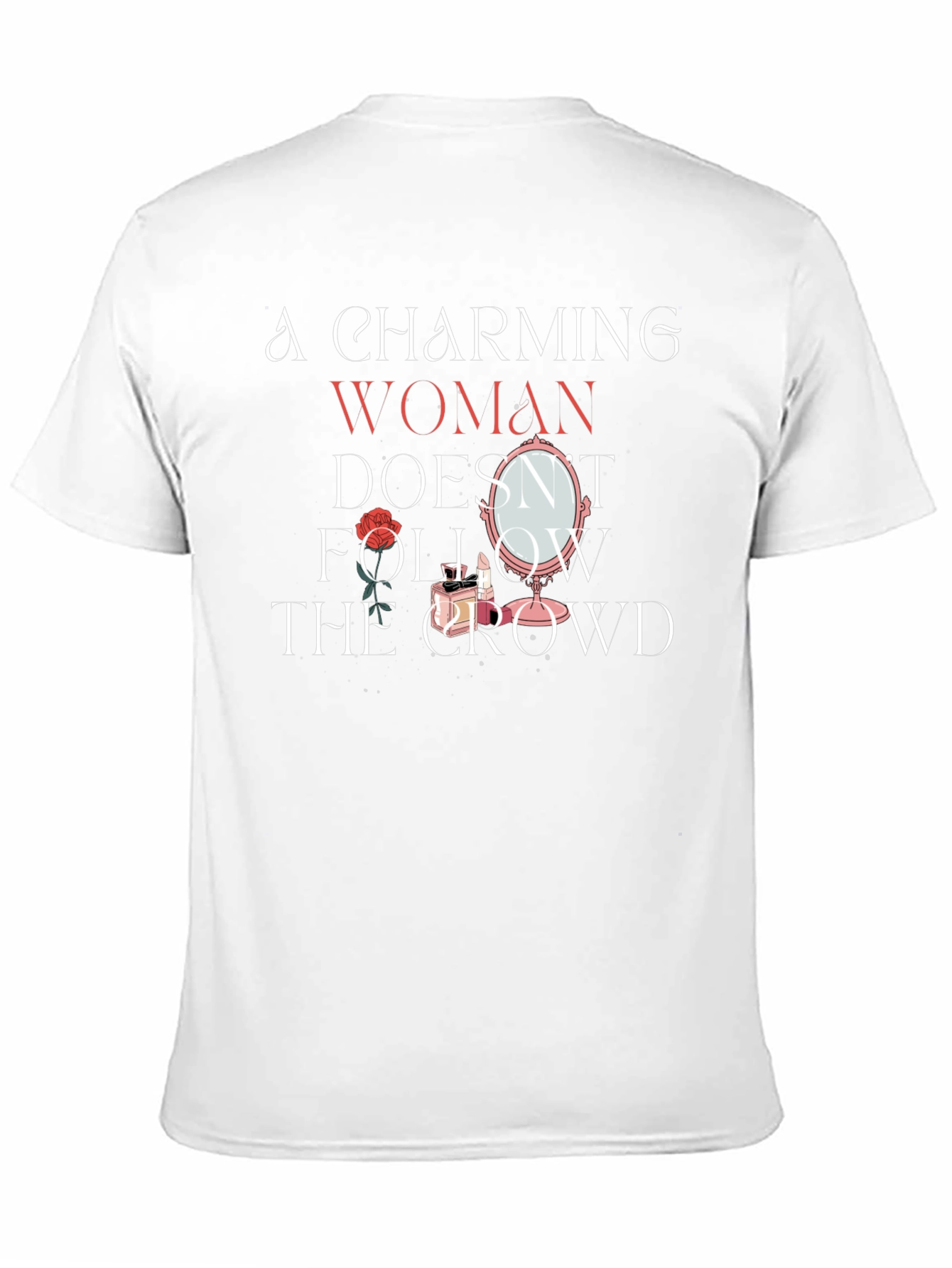 Black Charming Woman Graphic T-Shirt - Unique Design view 11