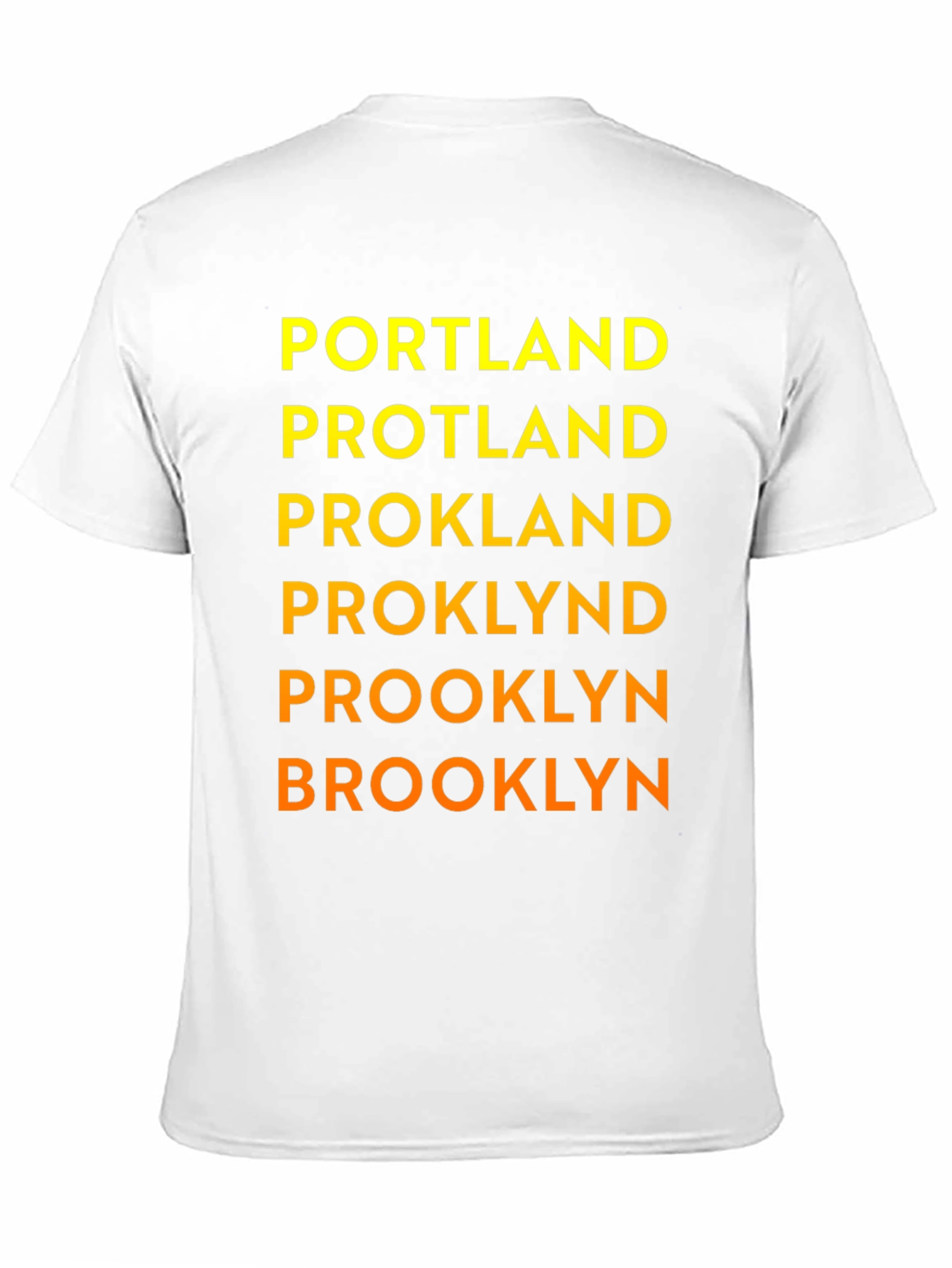 Black Funny Wordplay Graphic Tee - Portland, Brooklyn view 11