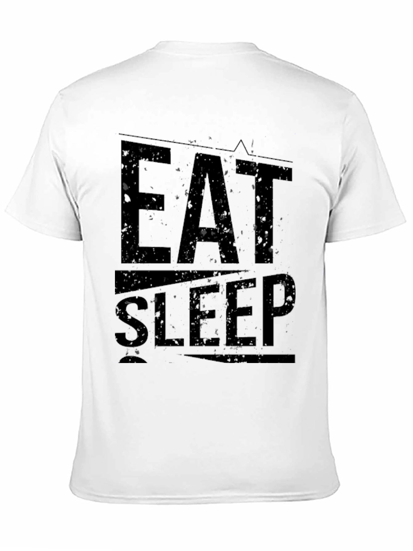 Black Eat Sleep Ski Graphic T-Shirt view 11