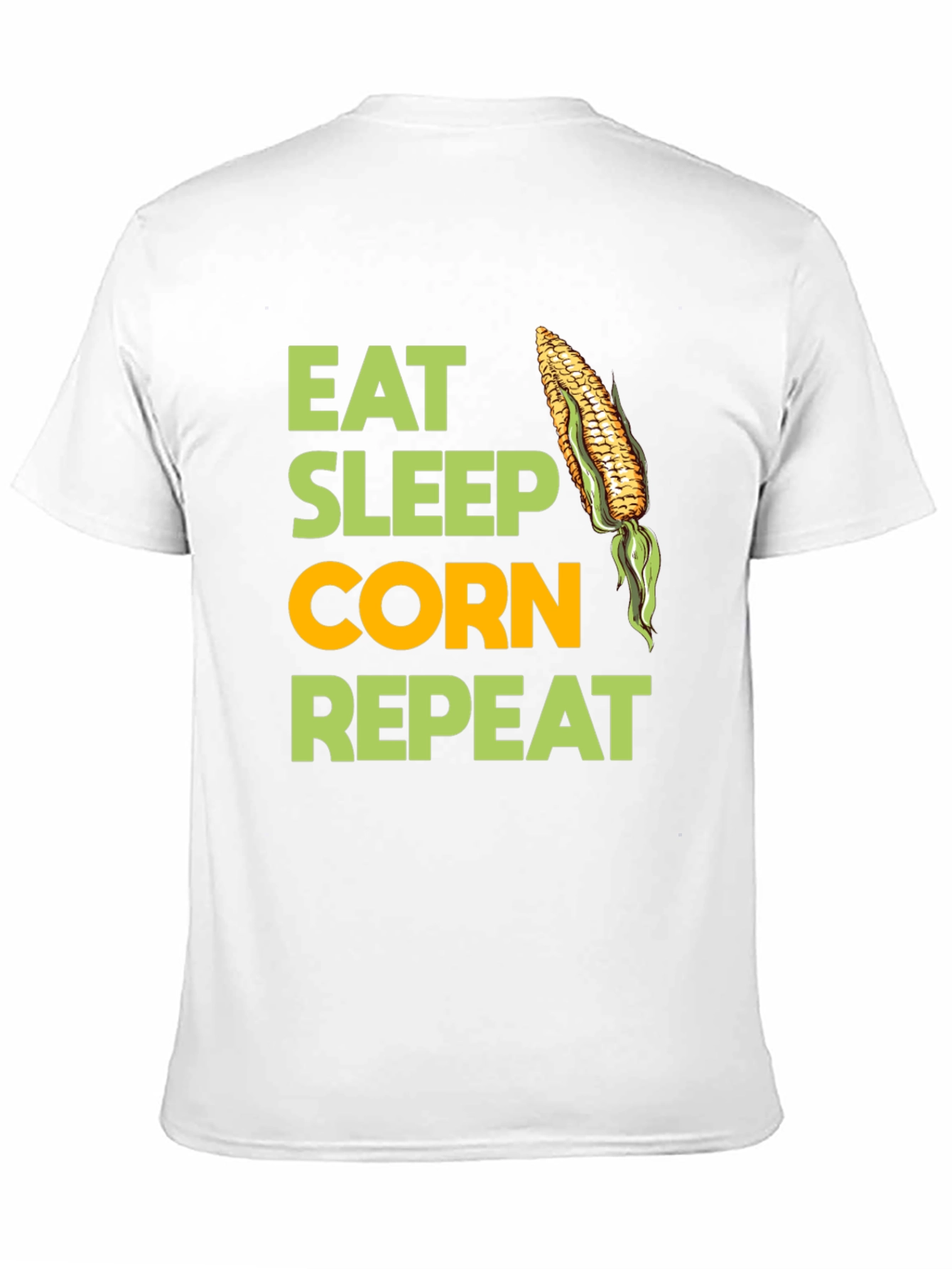 Black Eat Sleep Corn Repeat T-Shirt view 11