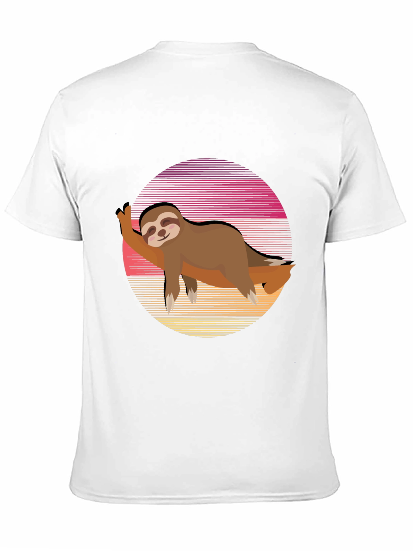 Black Sloth Sunset Graphic Tee - Relaxed Style view 11