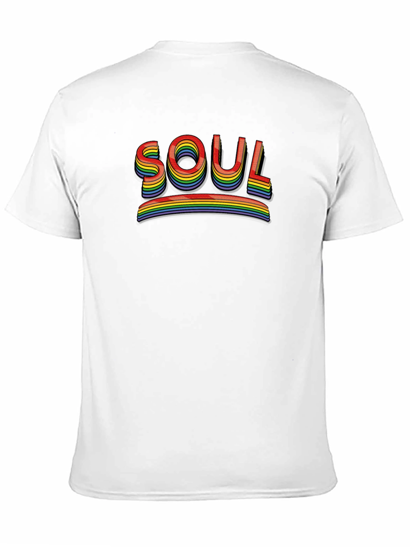 Black Rainbow Soul Graphic Tee - Unisex view 11