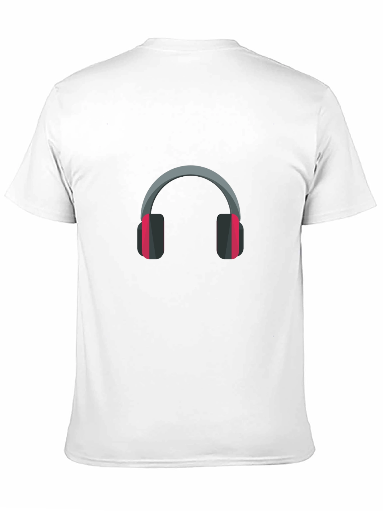Black Headphone Graphic Tee - Black Casual Comfort view 11