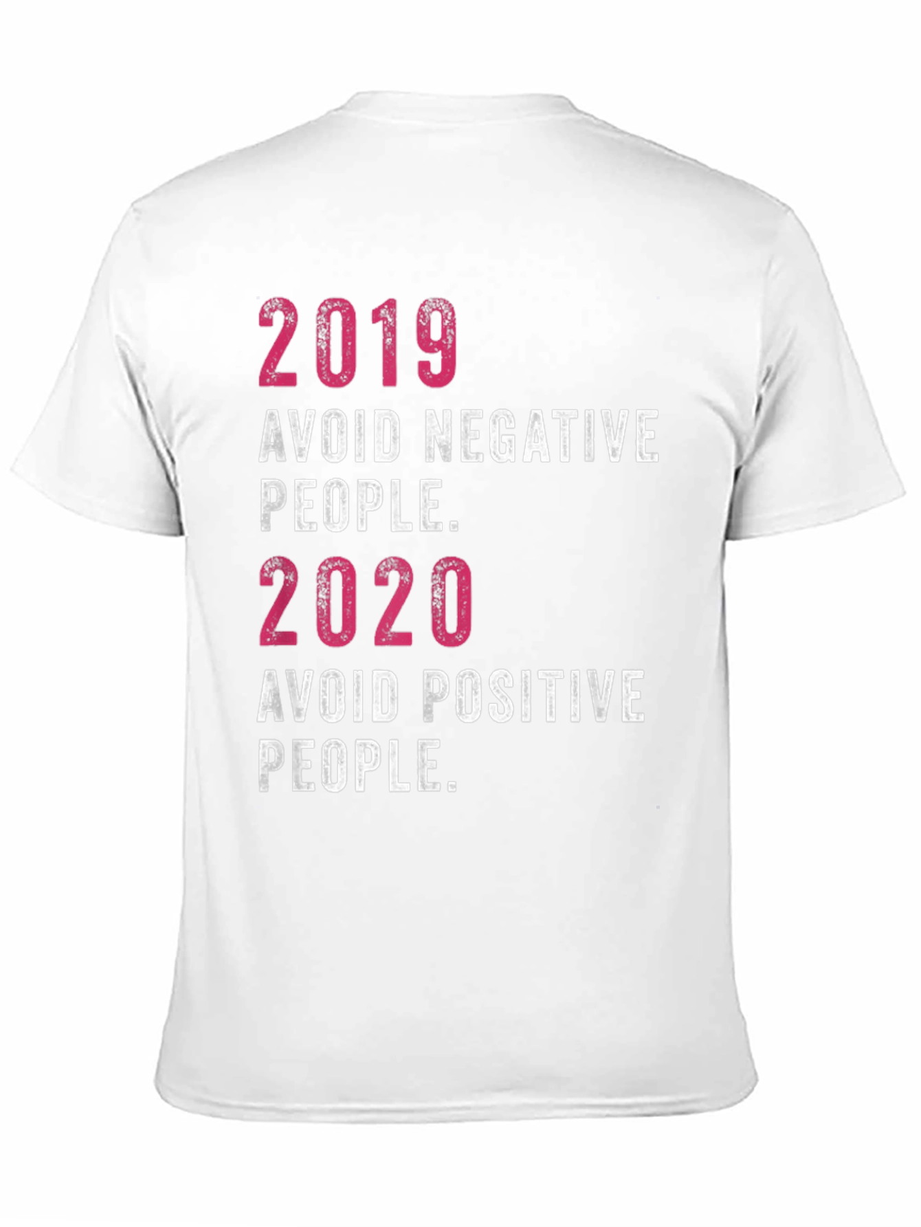 Black Avoid People Funny Graphic T-Shirt view 11