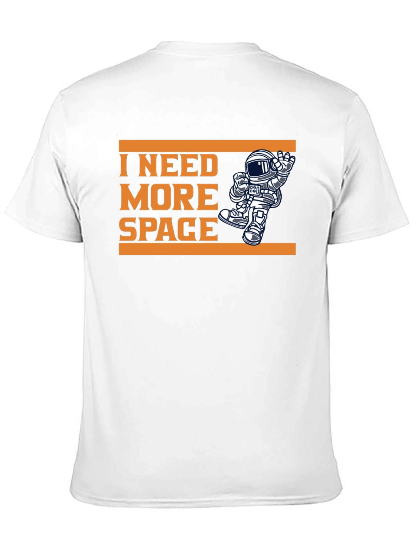 Black I Need More Space Graphic Tee Astronaut Shirt view 11