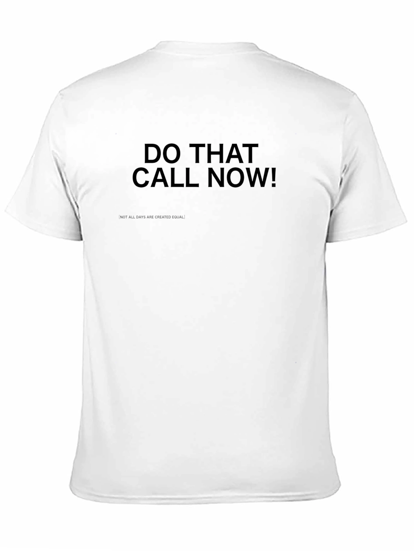 Black Do That Call Now! Black Graphic Tee view 11