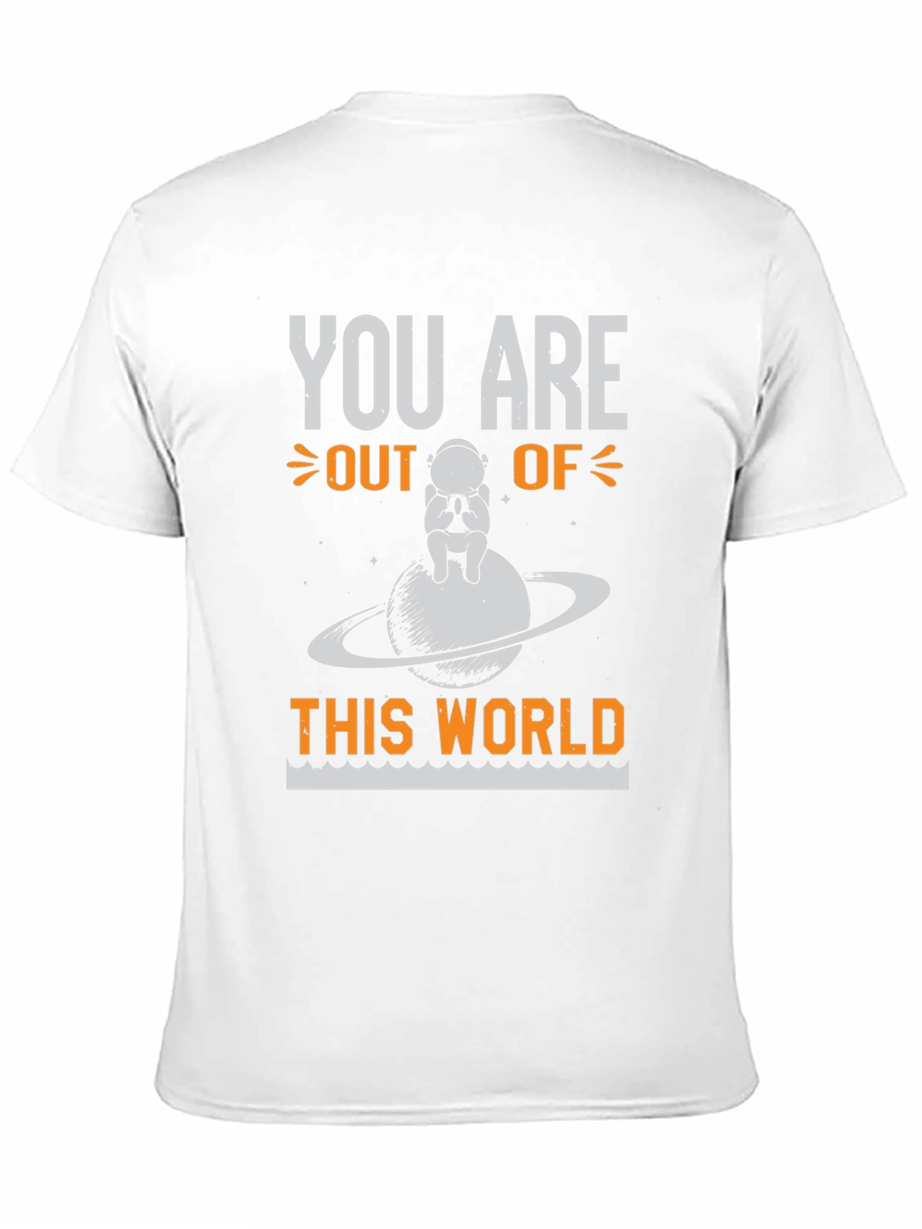 Black Out of This World Graphic Tee - Space Humor T-Shirt view 11