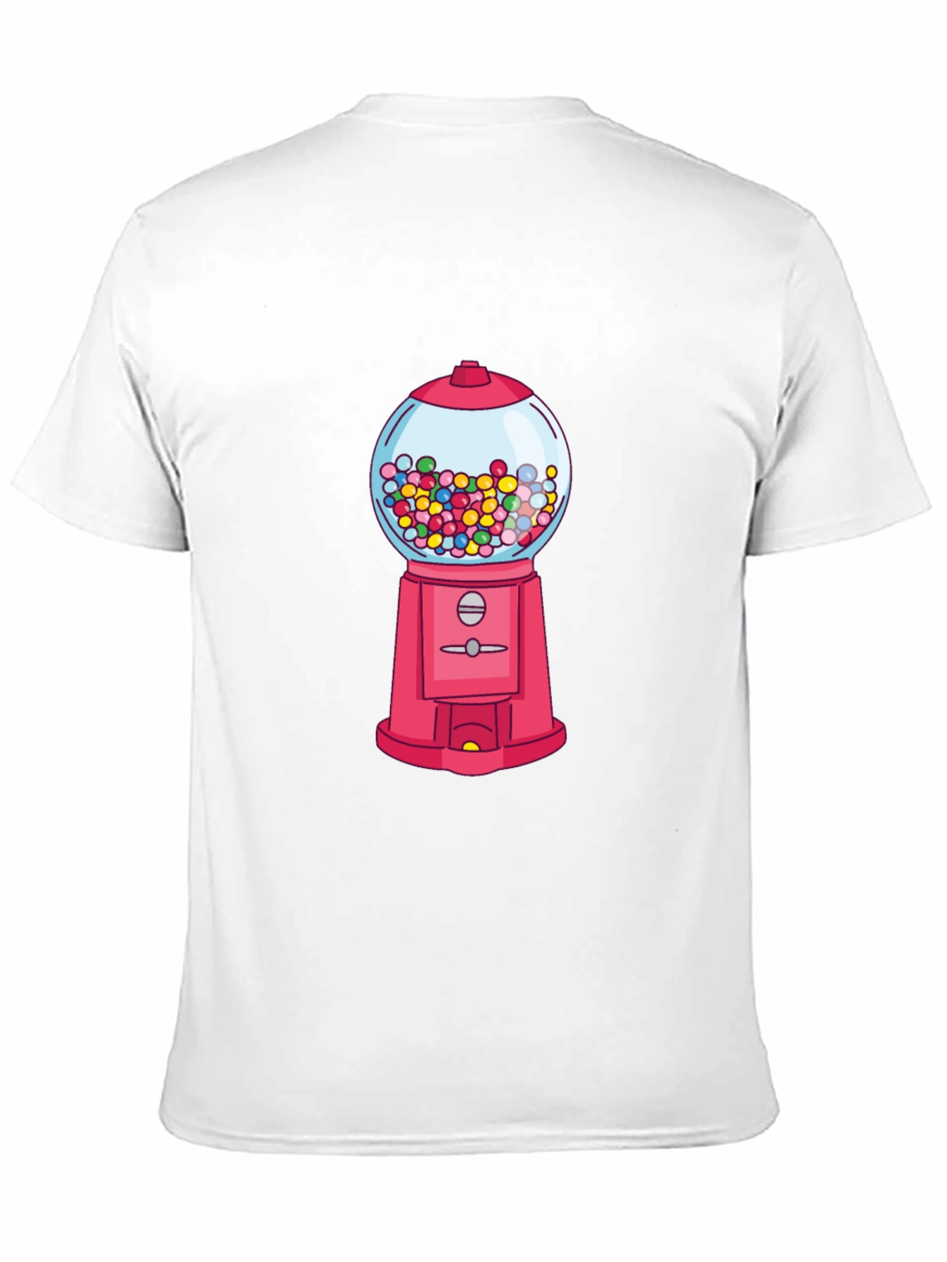 Black Gumball Machine Graphic Tee - Novelty Design T-Shirt view 11