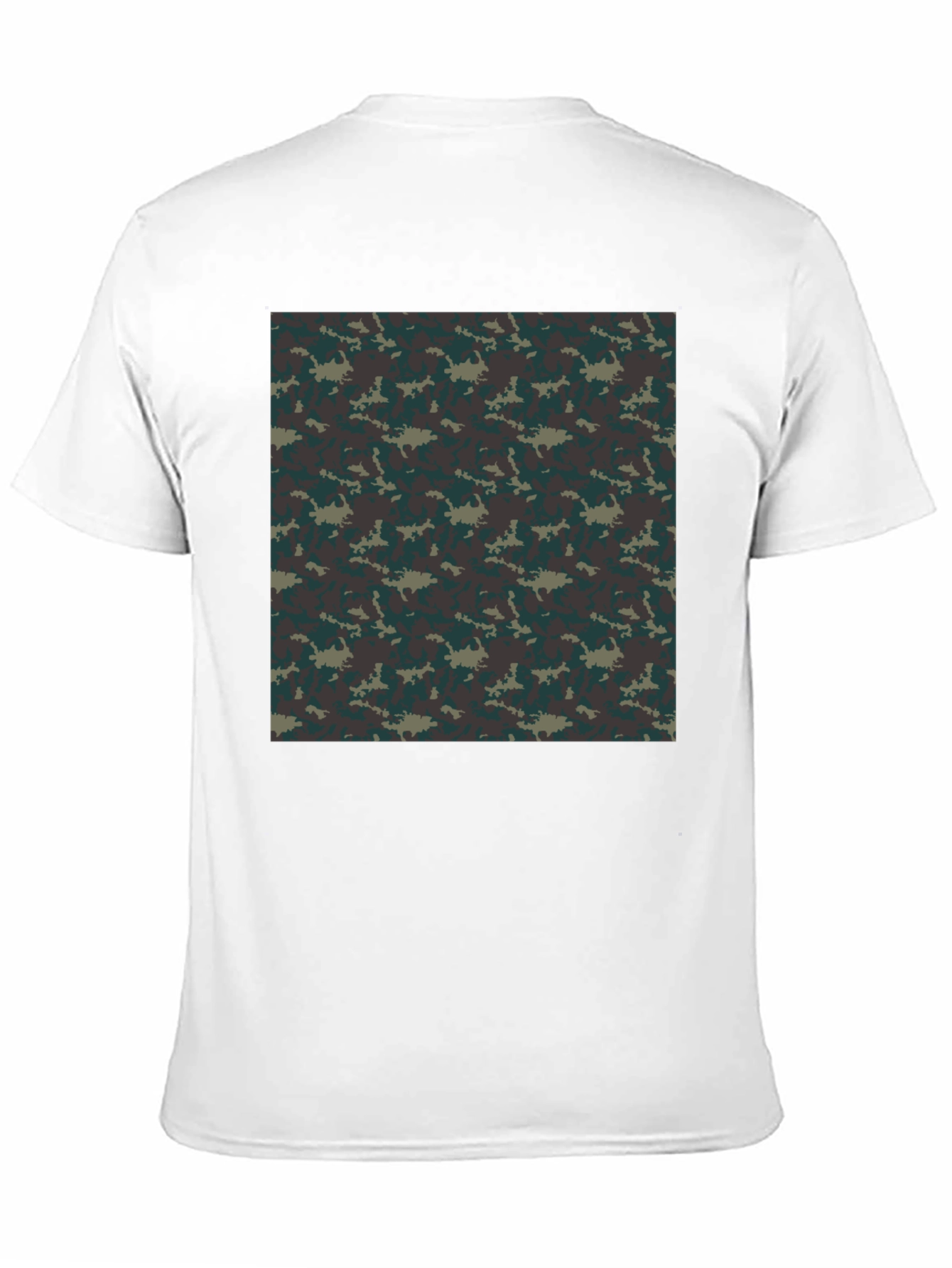 Black Camo Print Black T-Shirt - Urban Style view 11