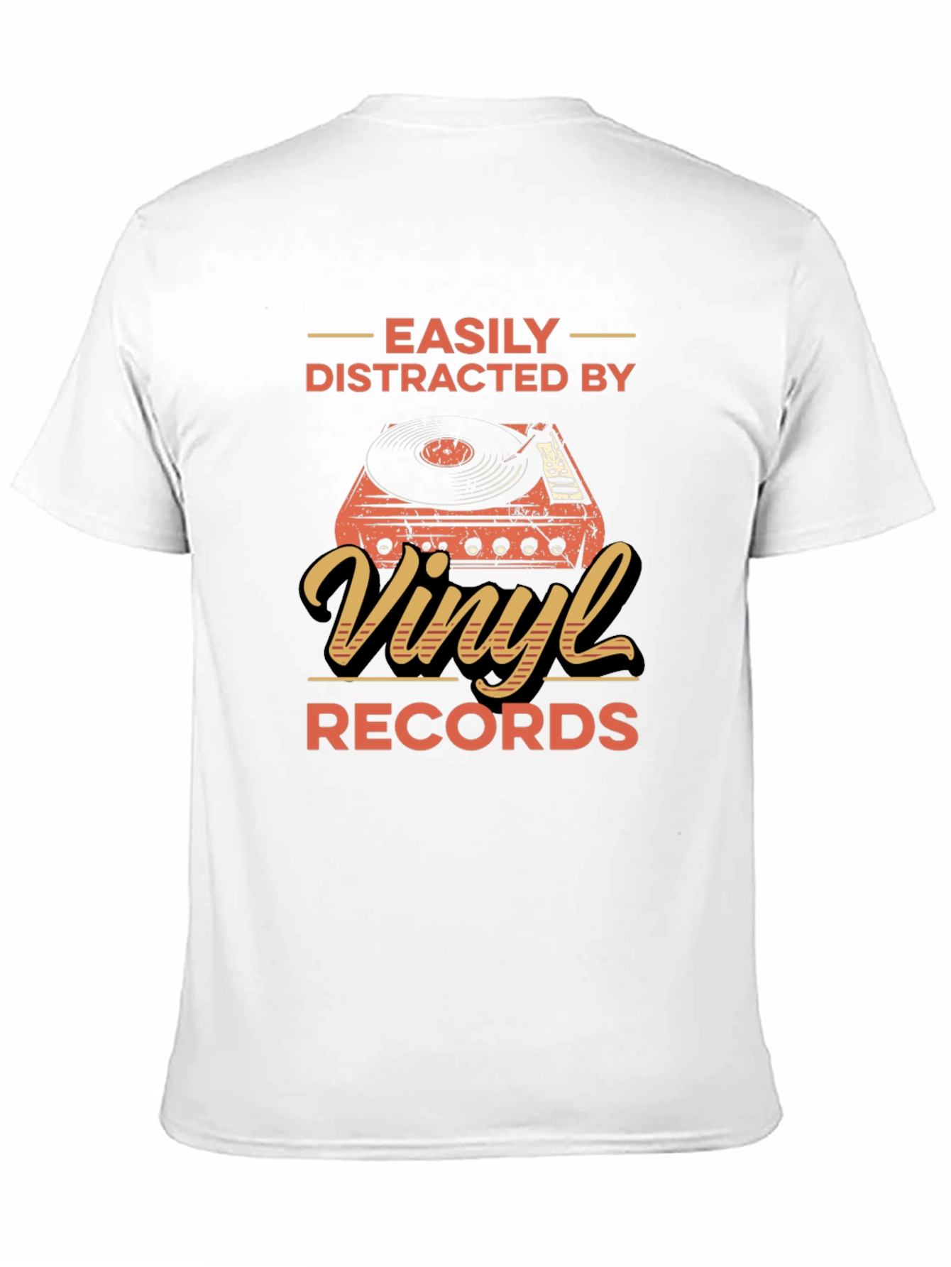 Black Vinyl Record Enthusiast T-Shirt view 11